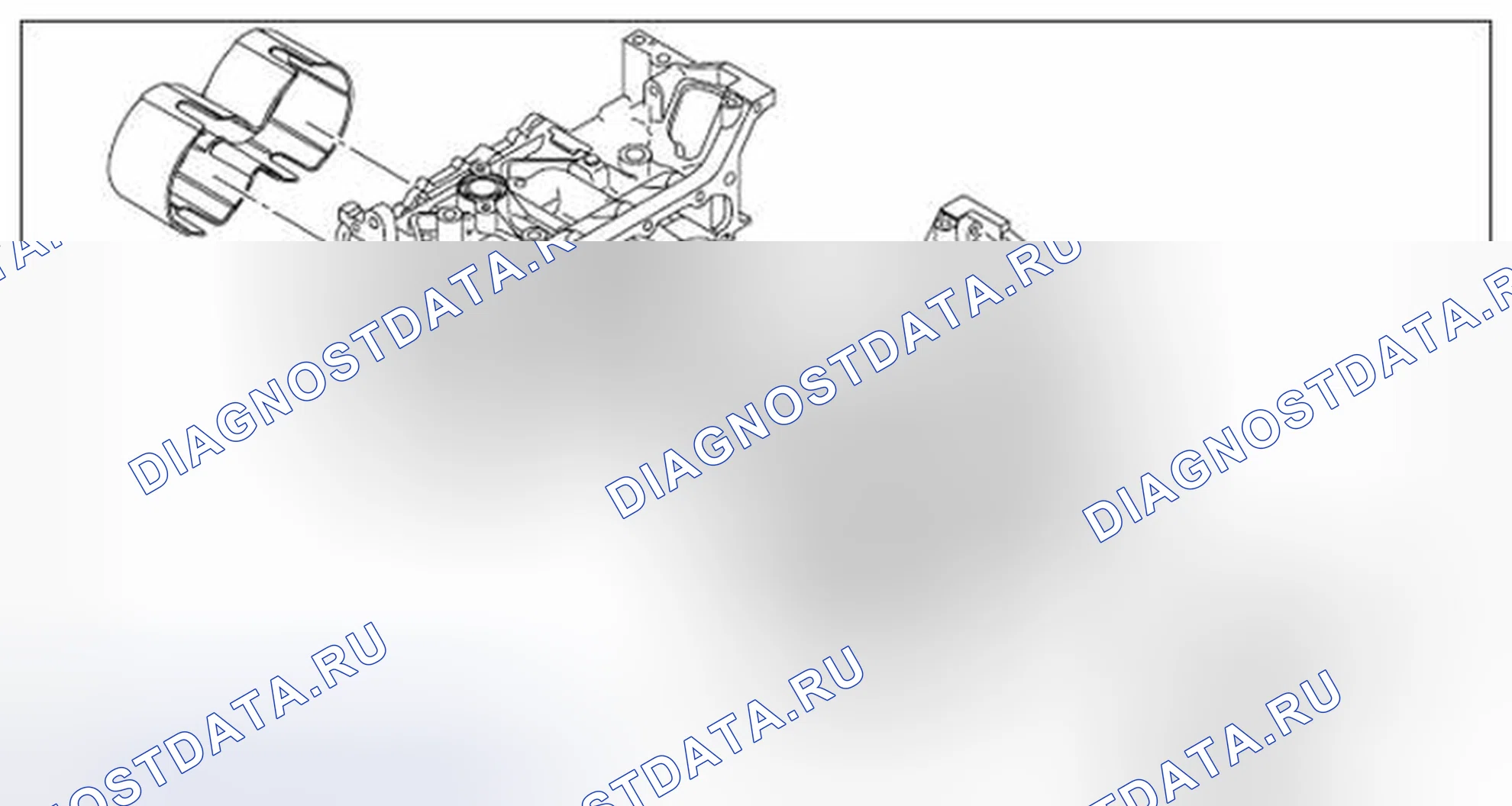 Рис. 432: БЛОК ЦИЛИНДРОВ. Subaru Outback BR рестайлинг