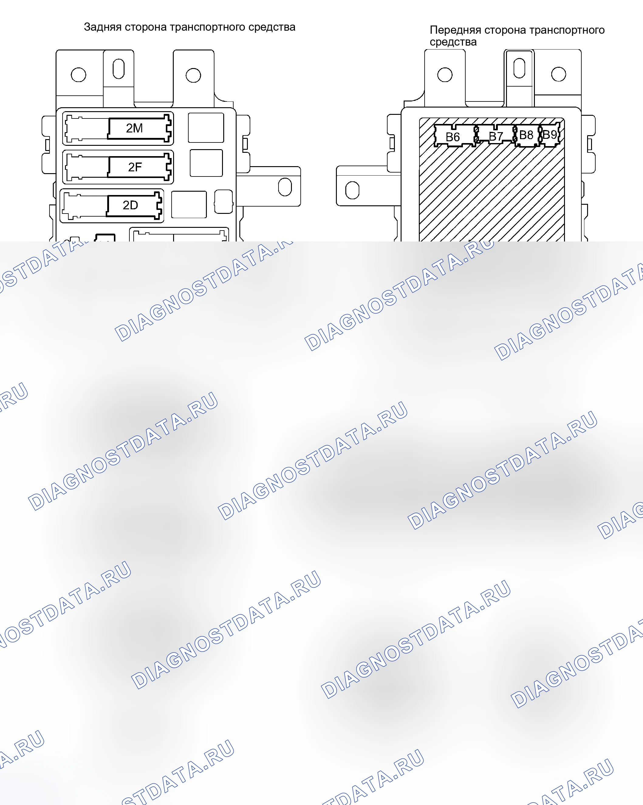 Рис. 30: КЛЕММЫ ЭБУ. Toyota Camry Solara II