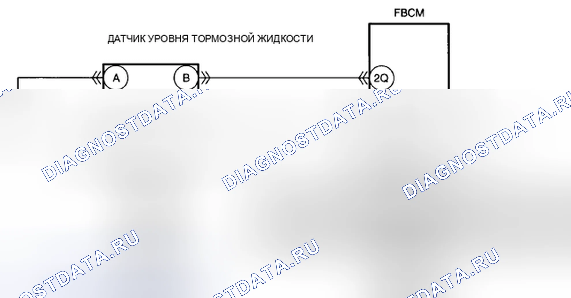 Рис. 92: расшифровка кода ошибки B1048-7b: Неисправность цепи датчика уровня тормозной жидкости. Mazda CX-5 I