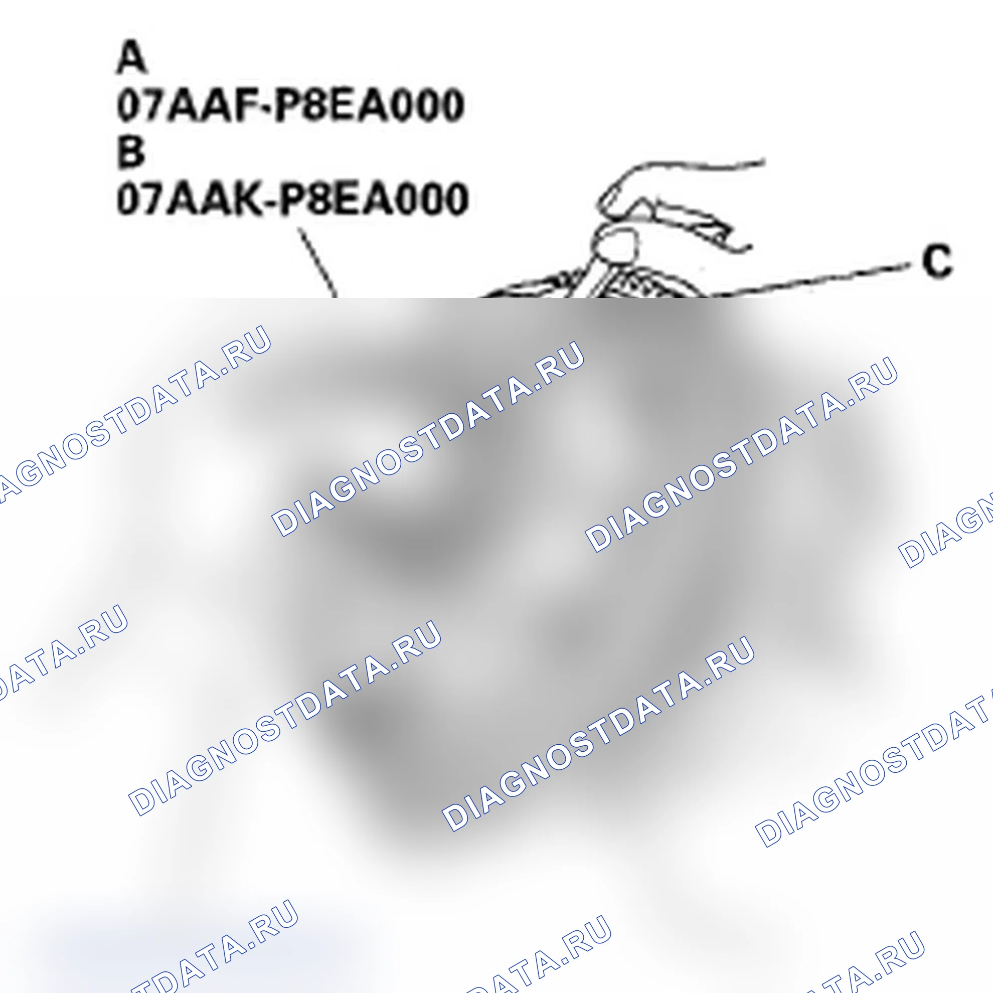 Рис. 39: Снятие нажимного диска и диска сцепления. Acura TL III рестайлинг