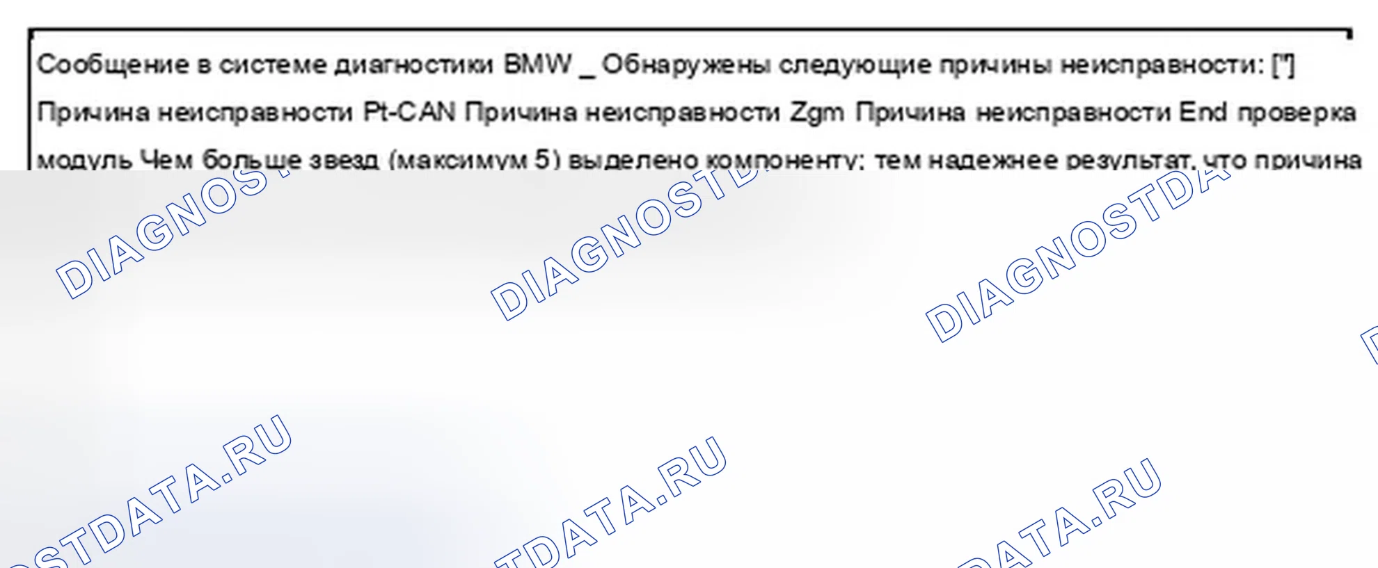 Рис. 277: Функции анализа системы шин. BMW M6 E63/E64