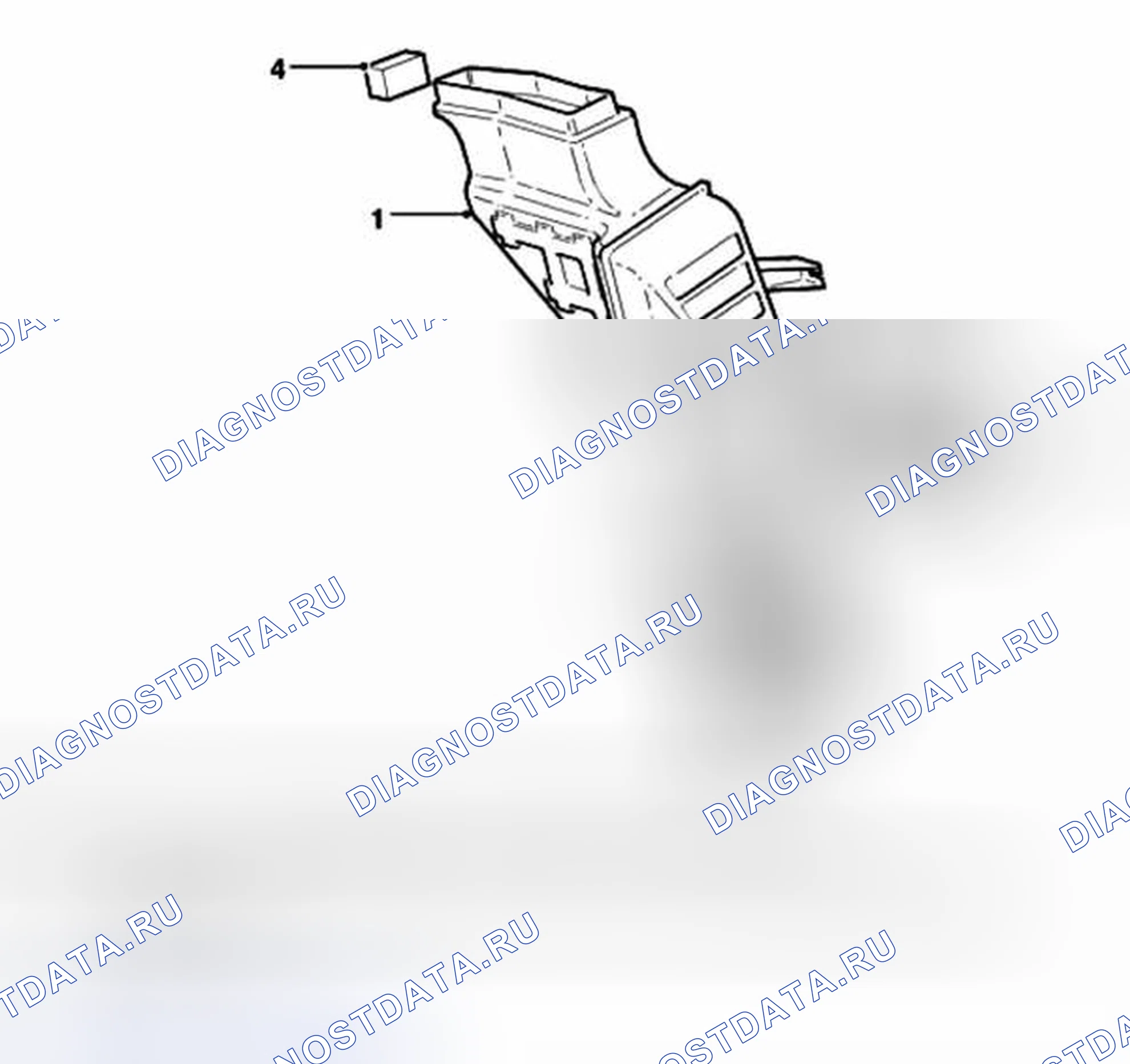 Рис. 39: ВОЗДУХОВОД НА ВХОДЕ. Land Rover Freelander L314