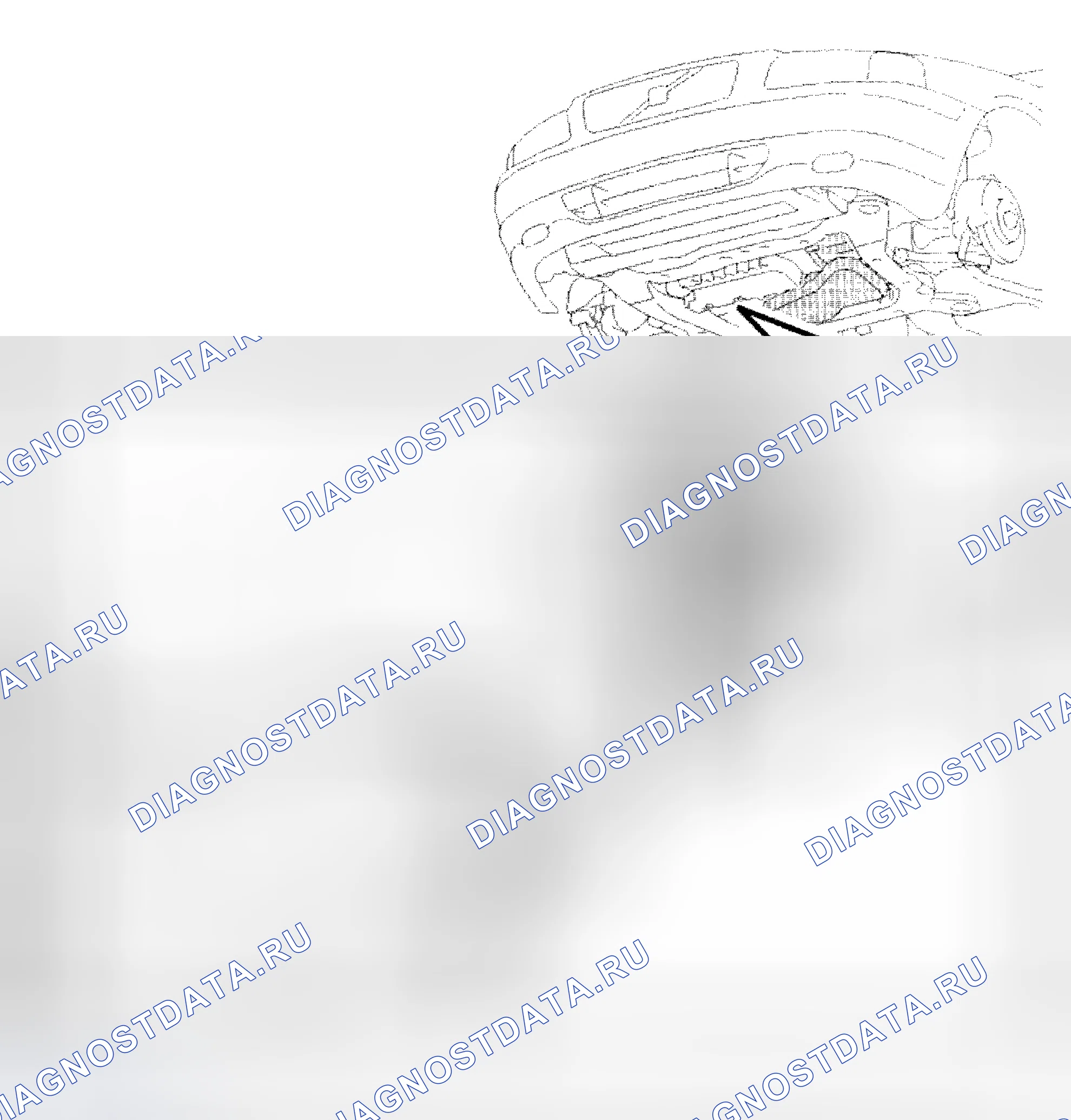 Рис. 220: Снять скобу между коробкой передач и двигателем. Volvo S80 I рестайлинг