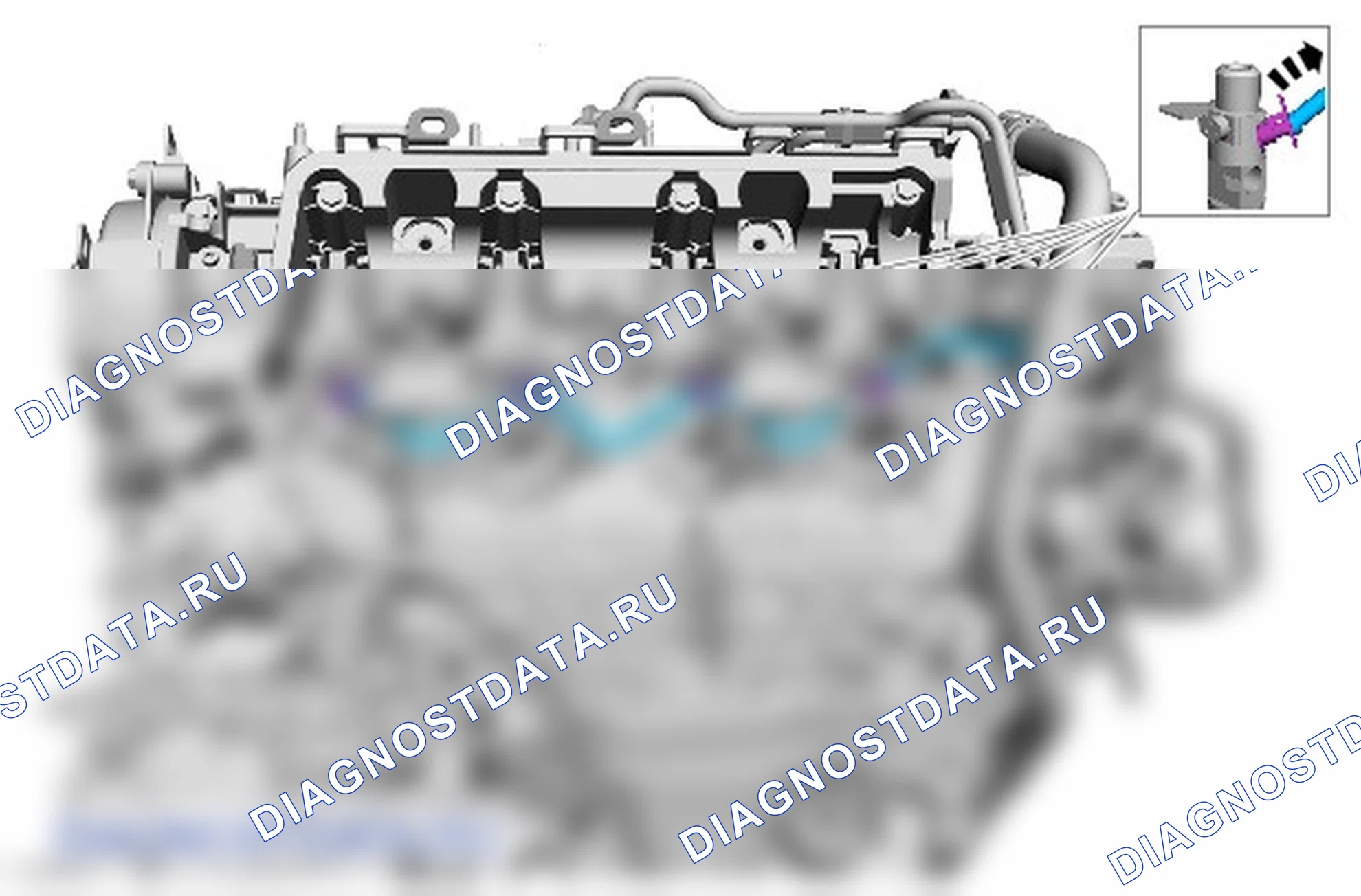Как установить присоединяемые детали двигателя. Ford Kuga II