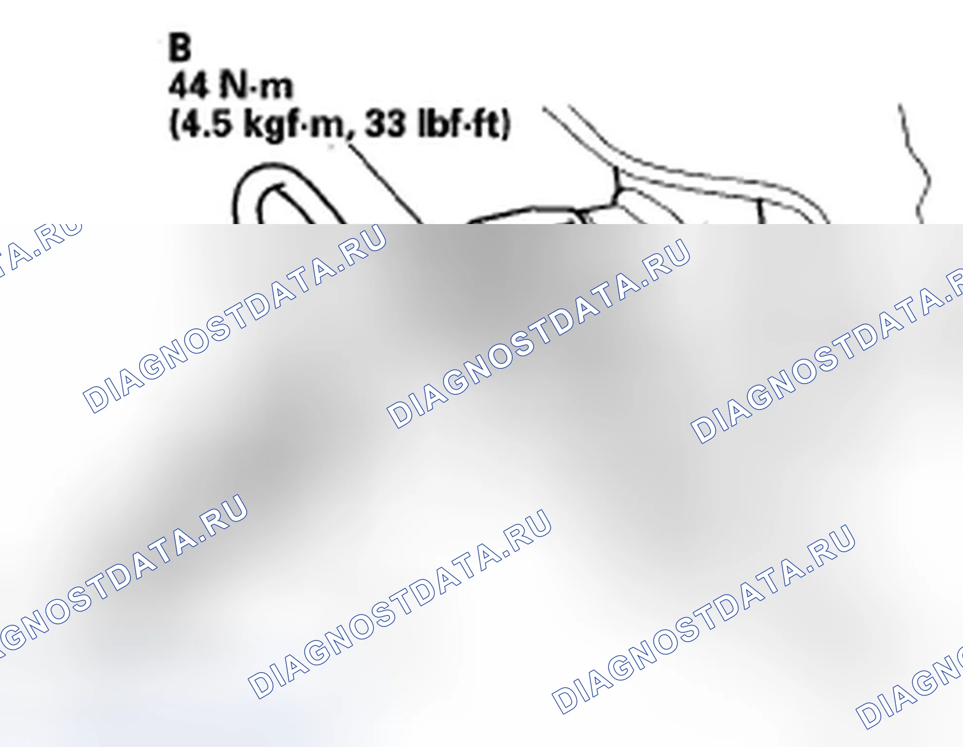 Рис. 230: Замена датчика A / F. Honda Fit I