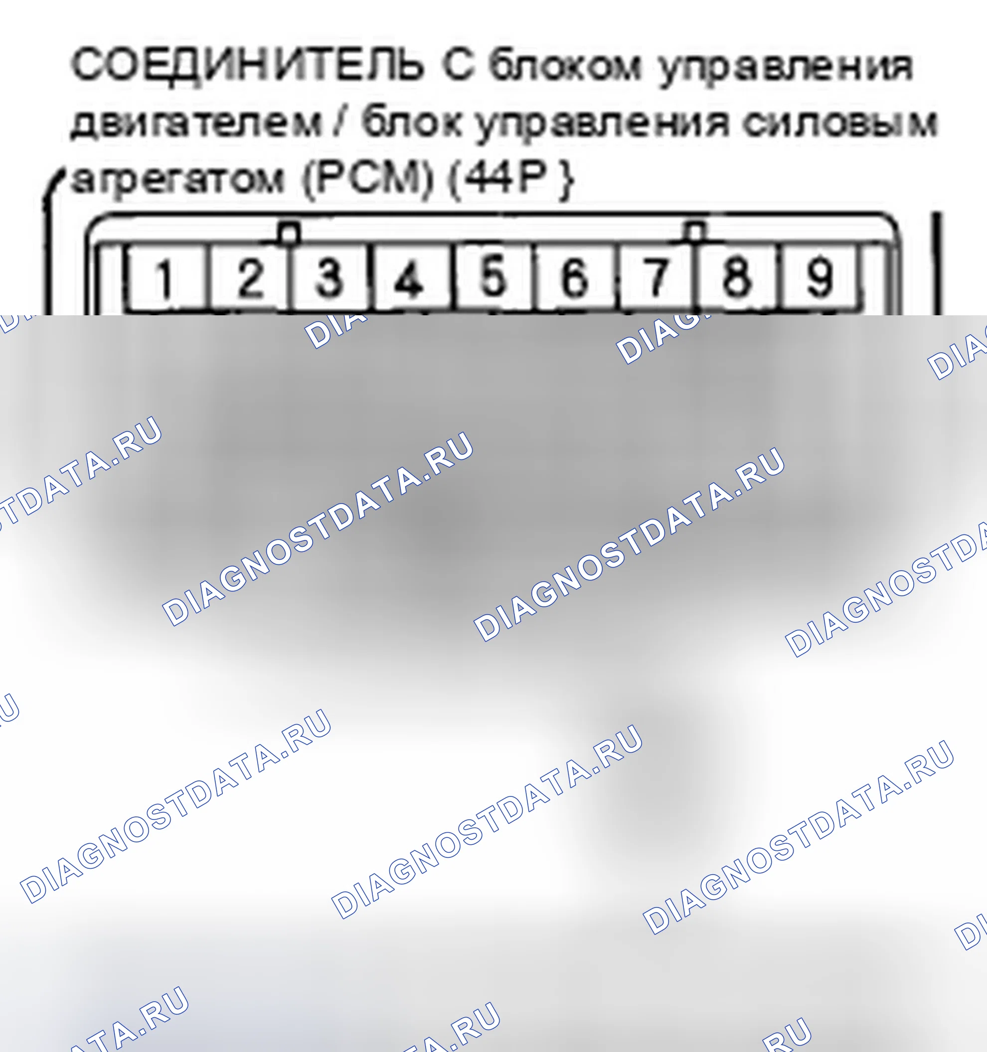 Рис. 806: расшифровка кода ошибки P0325: Неисправность цепи датчика детонации. Honda Civic VIII