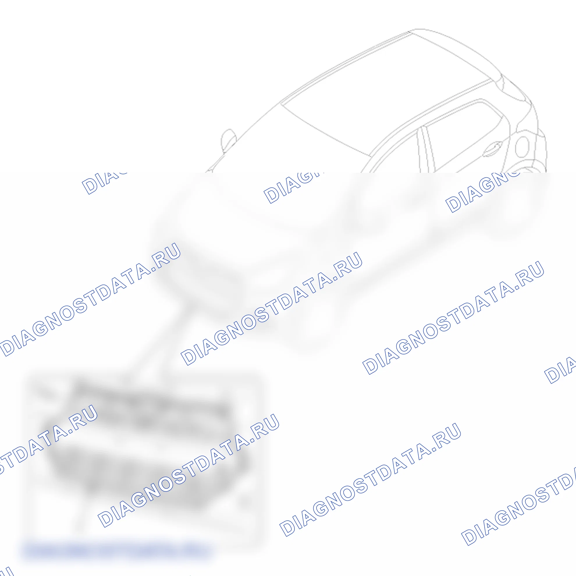 Расположение деталей решётки бампера. Hyundai GRAND i10/Xcent BA