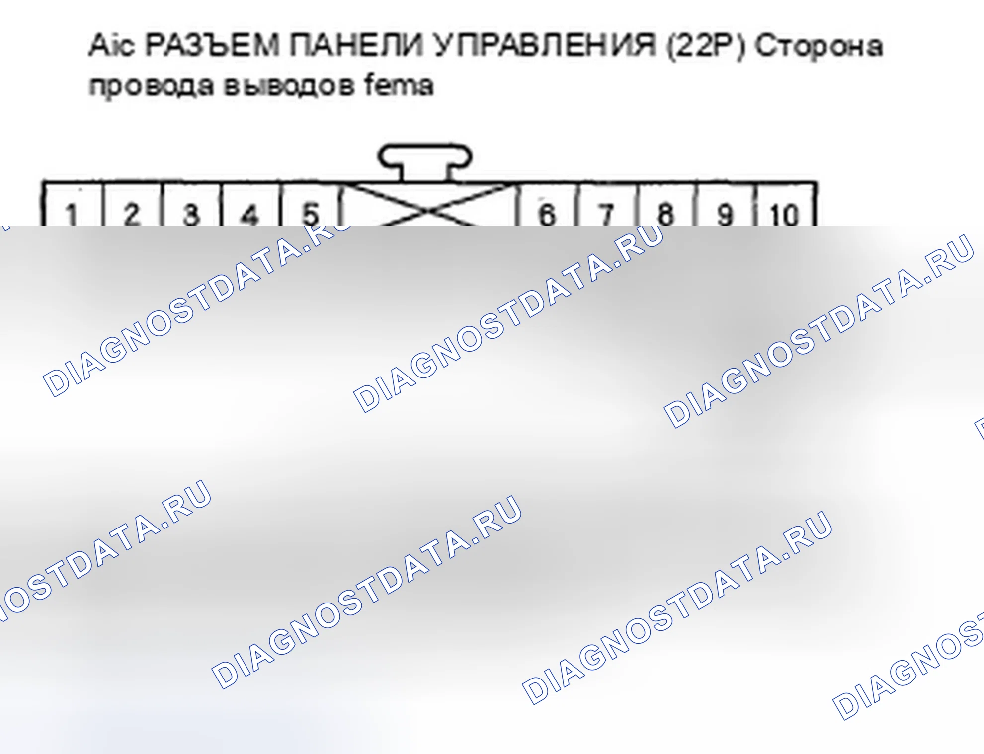 Рис. 125: Индикатор расшифровка кода ошибки B1235 или расшифровка кода ошибки 3: Проблема в рычажном механизме управления передней воздушной смесью, дверце или двигателе. Honda Odyssey IV