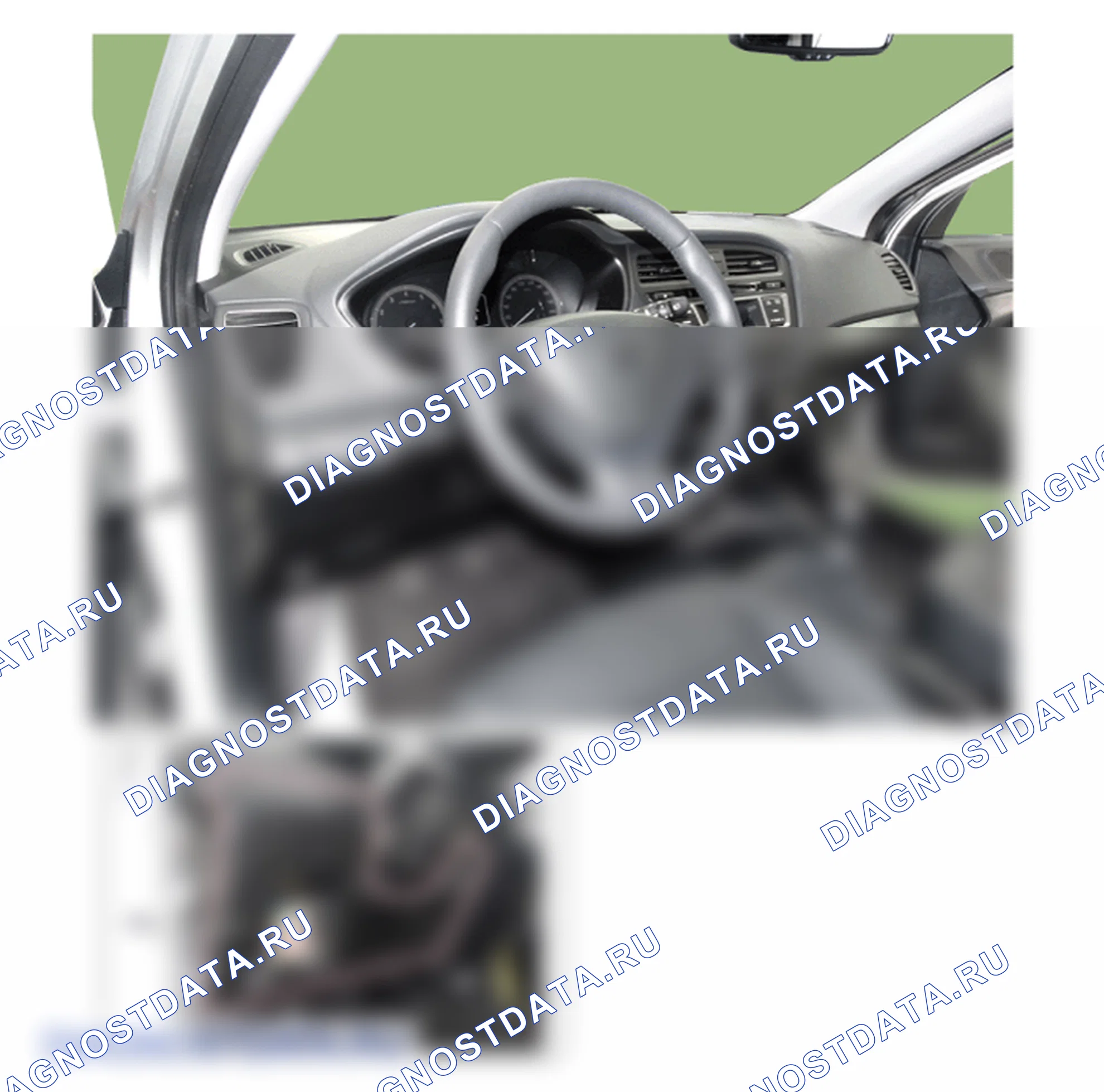 Расположение деталей нижней панели аварийной площадки. Hyundai i20 GB
