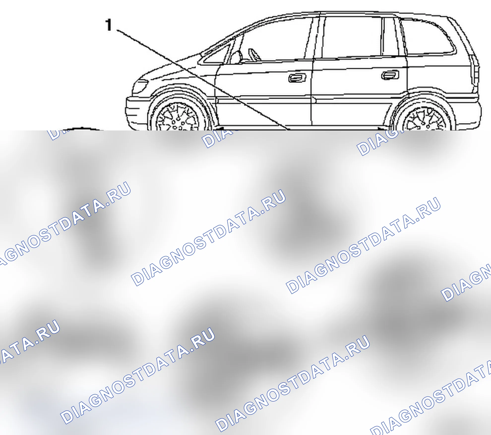 Демонтаж и монтаж защиты от камнебоя, входного проема (версия OPC / Design). Opel Zafira A рестайлинг