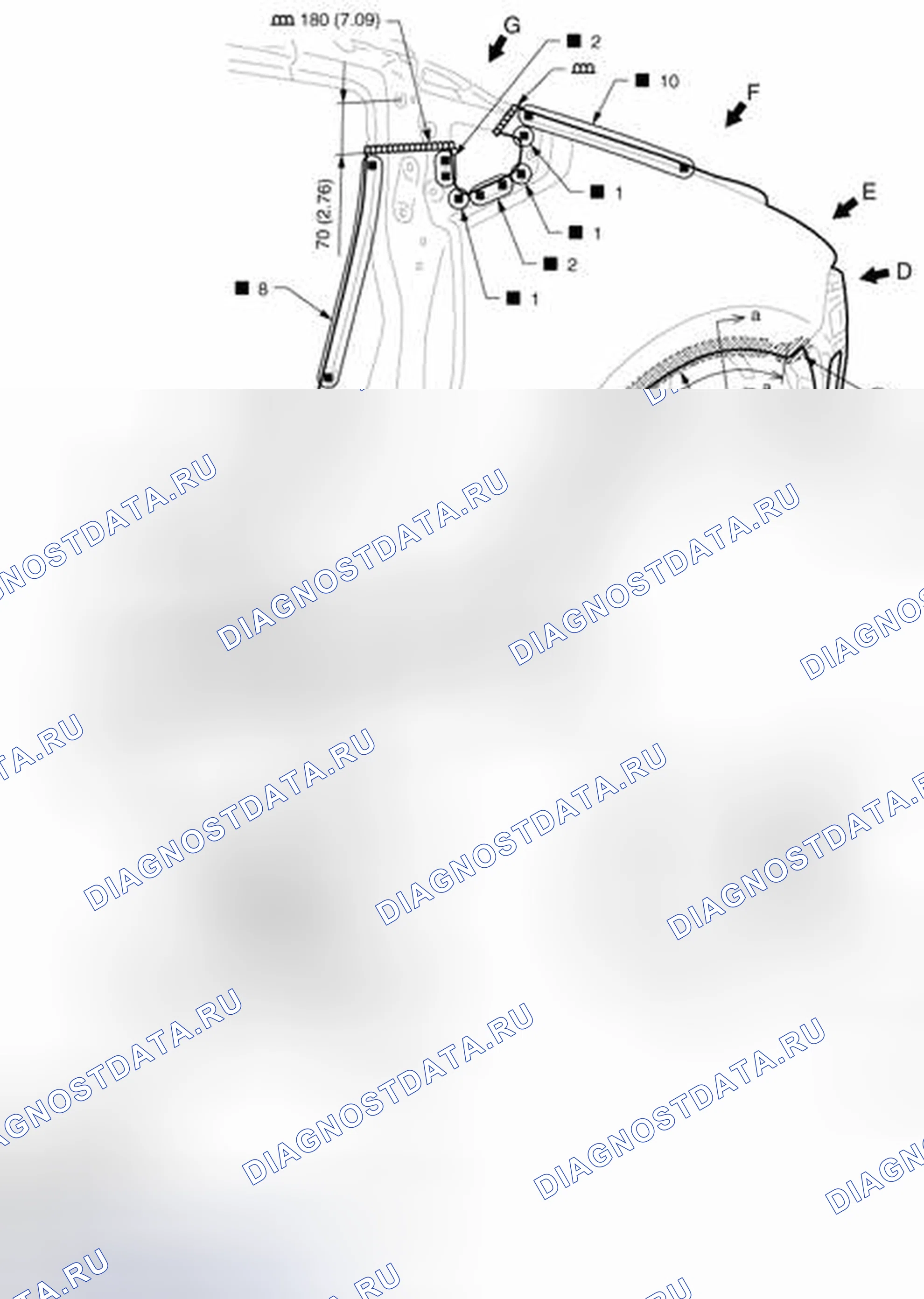Рис. 59: Заднее крыло. Nissan 370Z I рестайлинг