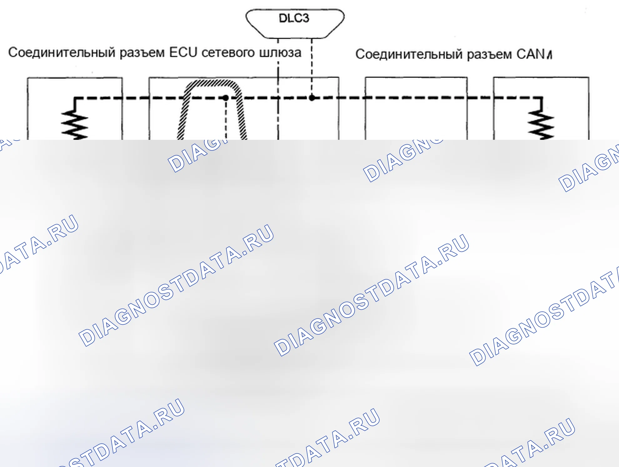 Рис. 9: электросхема. Toyota Sienna II рестайлинг