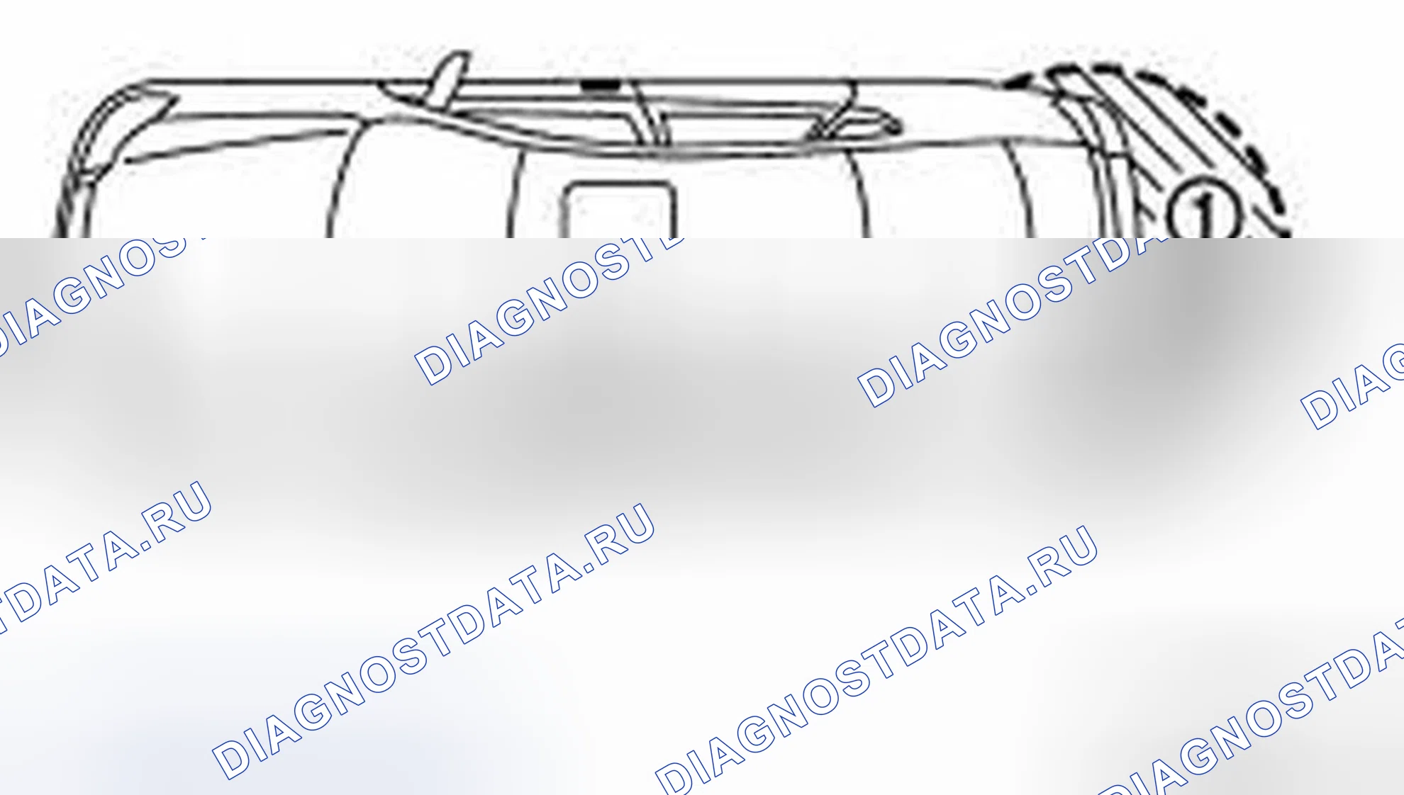 Рис. 365: ЗОНА ОБНАРУЖЕНИЯ АНТЕННЫ С ВНЕШНИМ КЛЮЧОМ. Infiniti G37 IV рестайлинг