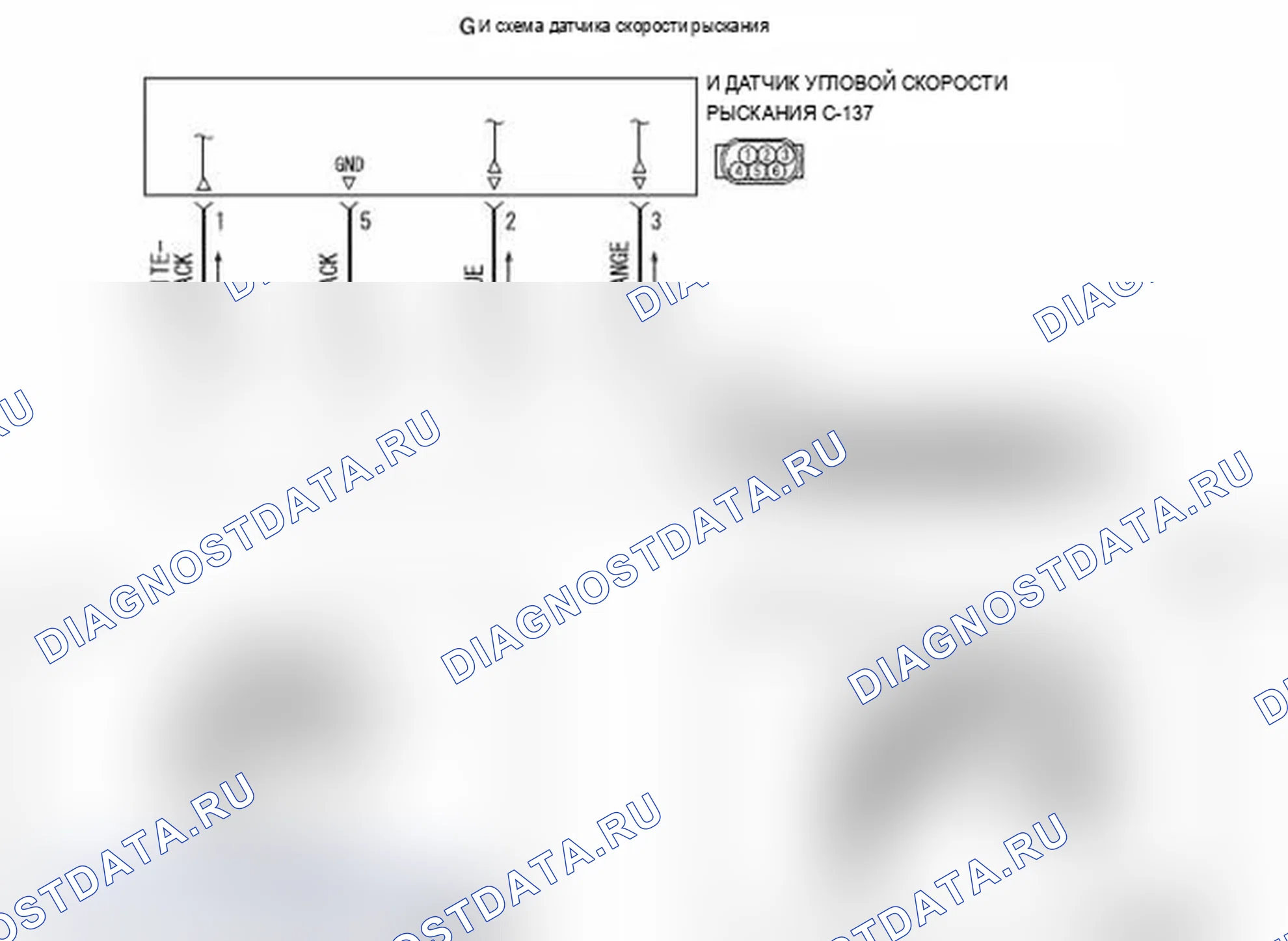 Рис. 49: C2204 расшифровка кода ошибки: внутренняя неисправность датчика G и скорости рыскания. Mitsubishi Lancer Ralliart X