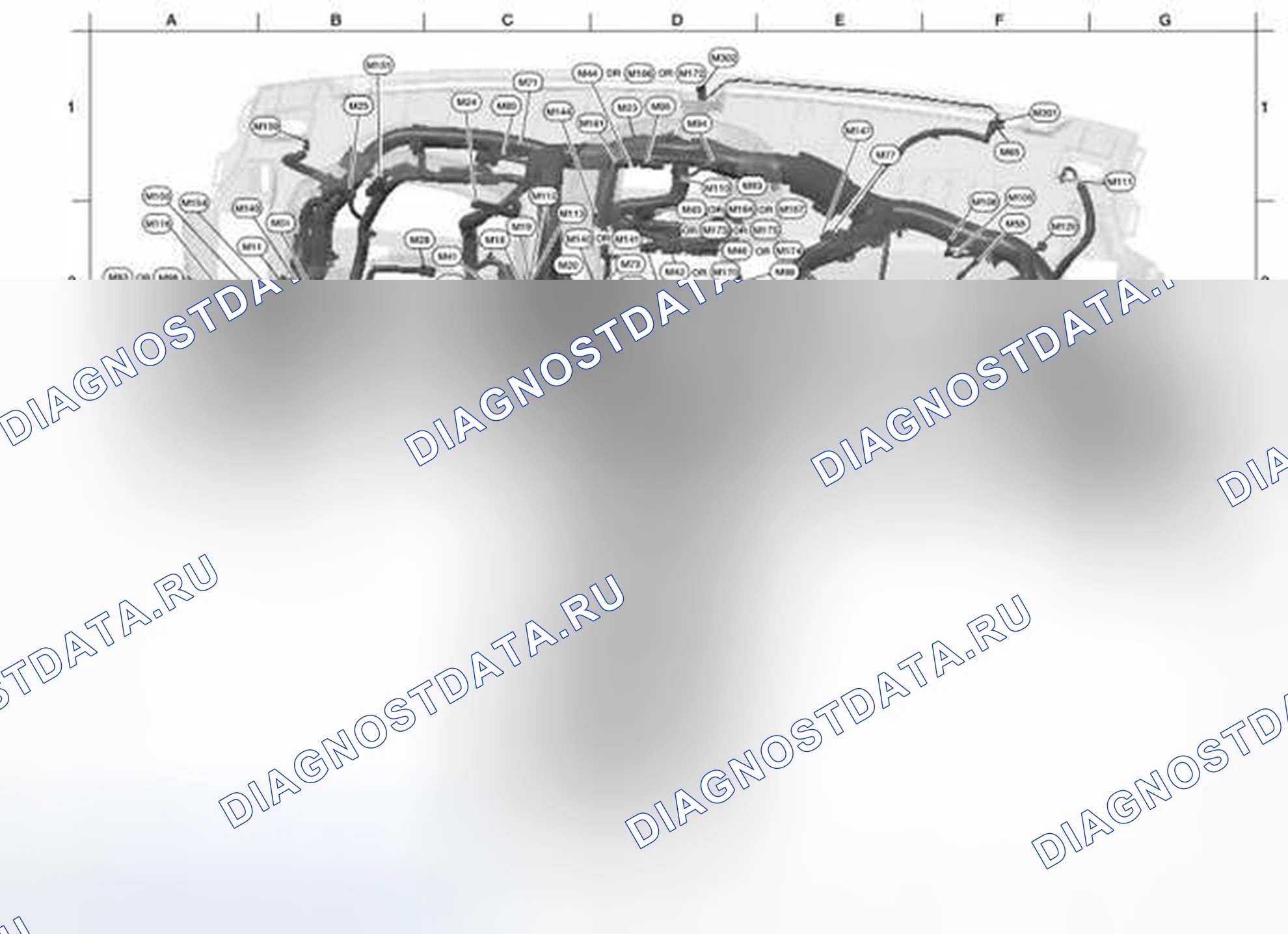 Рис. 5: ГЛАВНЫЙ ЖГУТ. Honda Today I
