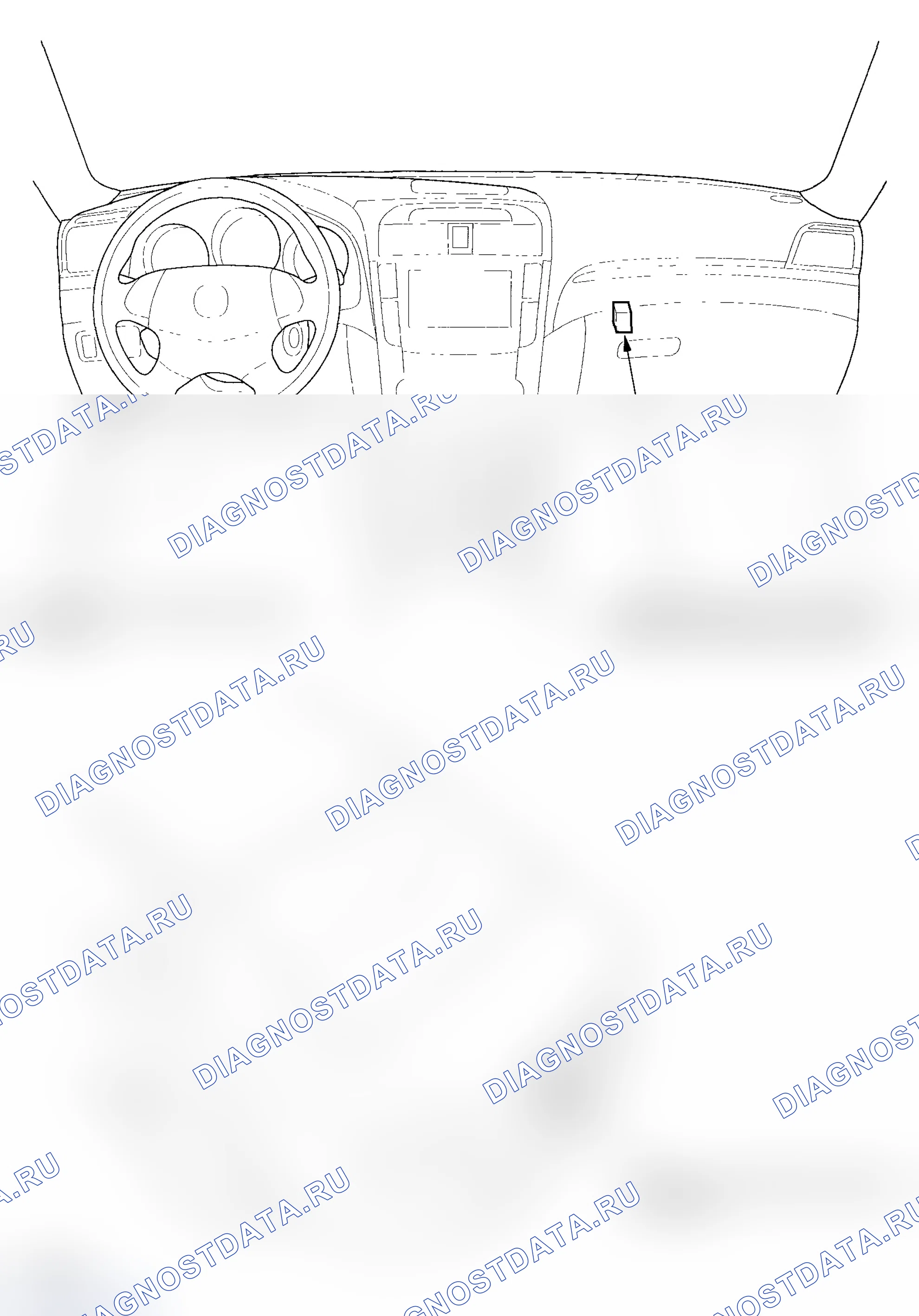 Рис. 25: Указатель расположения компонентов. Acura TL III