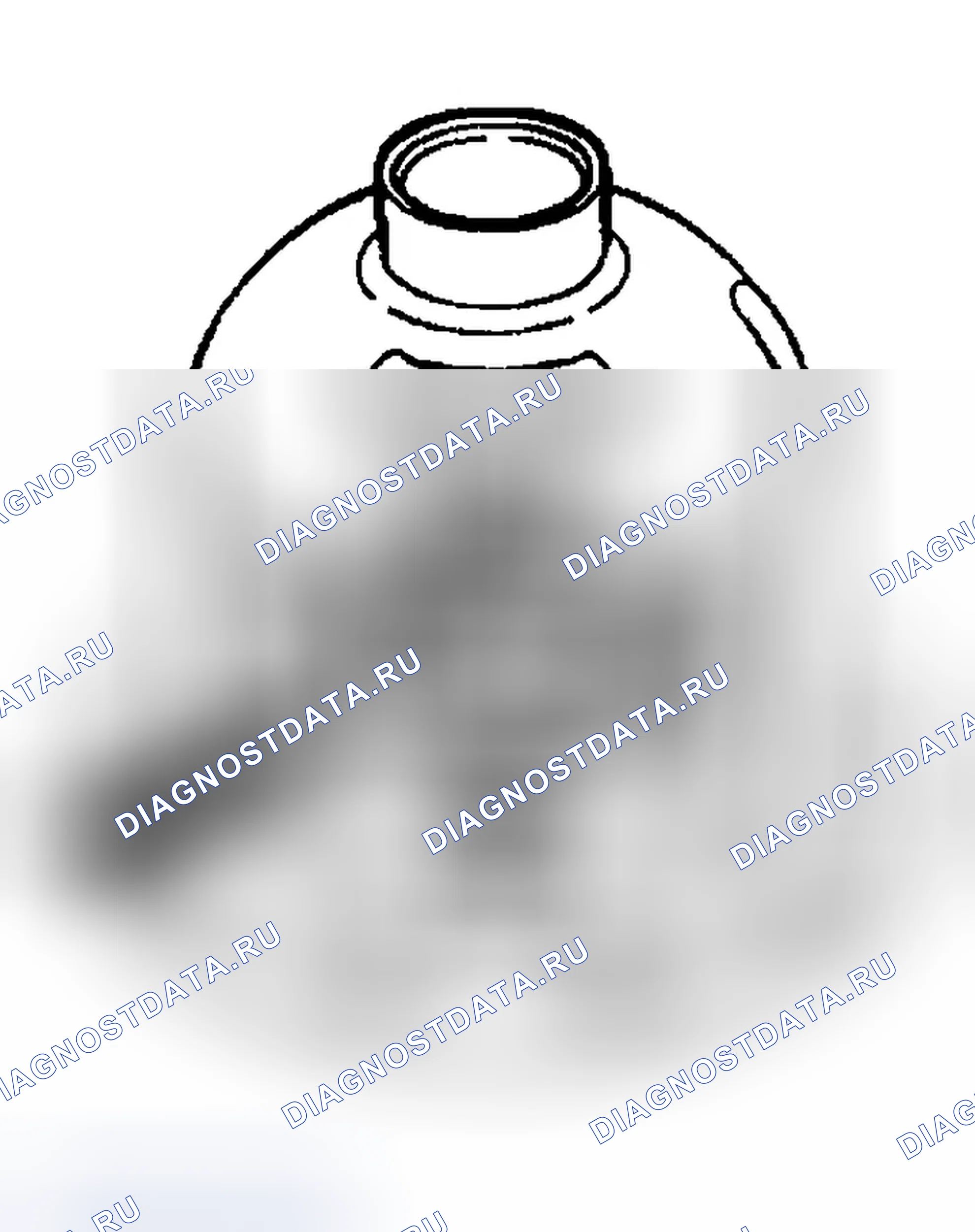 Рис. 139: Пункт 3: Дифференциальная муфта в сборе Примечание. Ford Explorer III