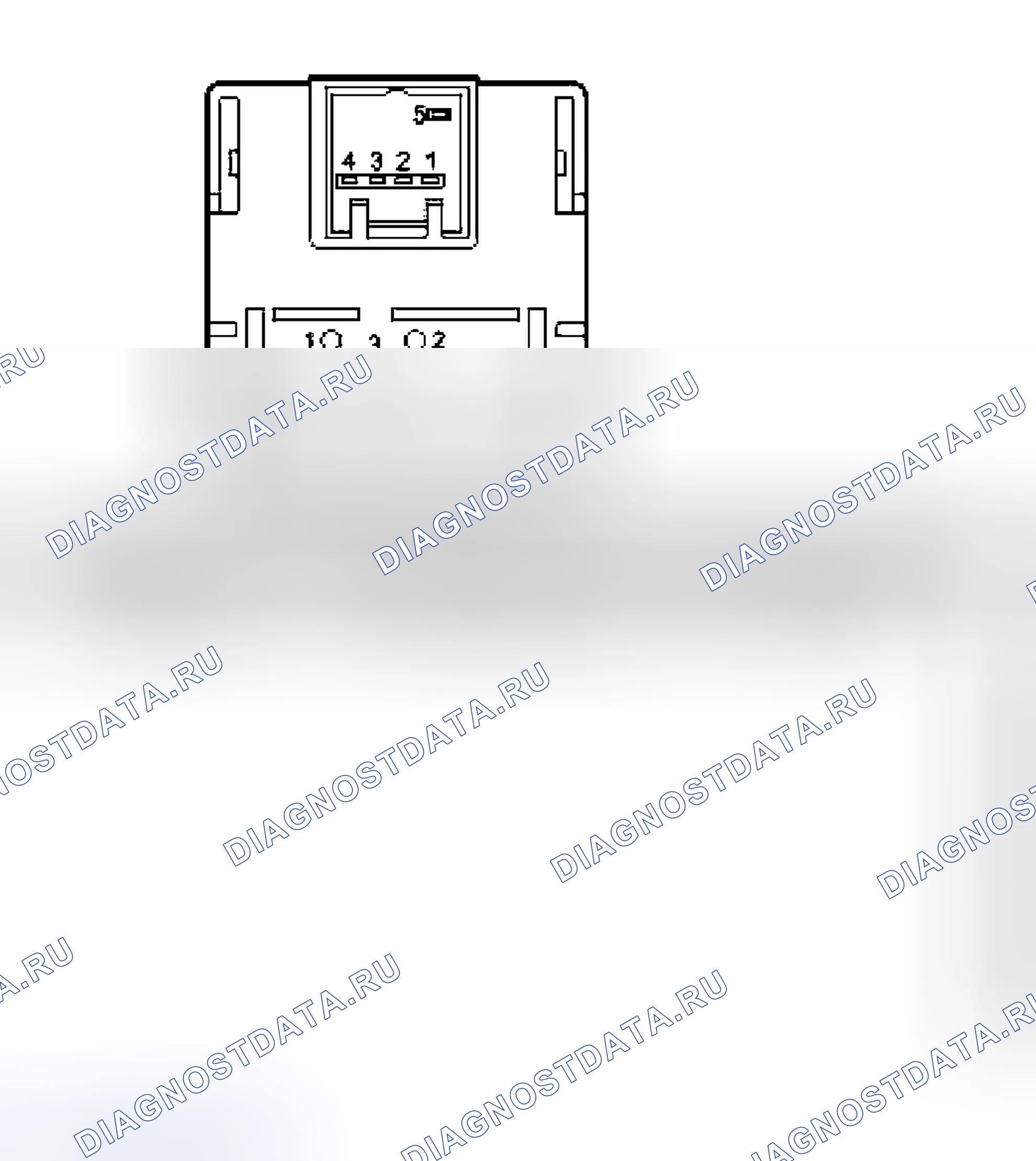 Рис. 96: Переключатель функций. Hyundai Lantra I