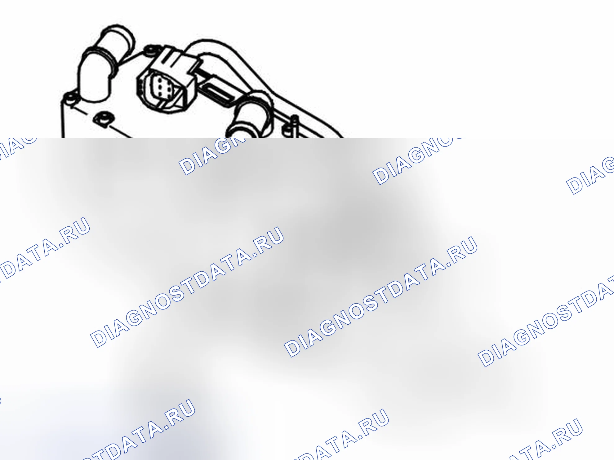 Рис. 1: ДЕМОНТАЖ МОДУЛЯ ПОДОГРЕВАТЕЛЯ ГОРЕНИЯ (CPM). Volvo V50 I