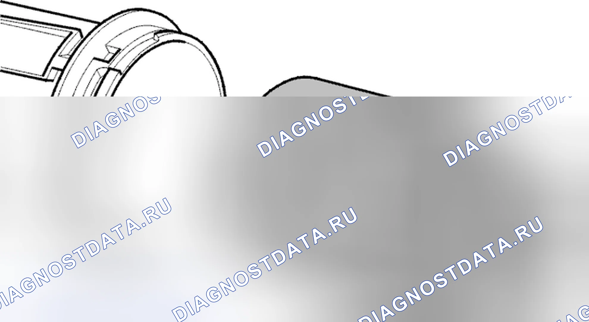 Рис. 1364: Открыть корпус штифта. Volvo S80 I
