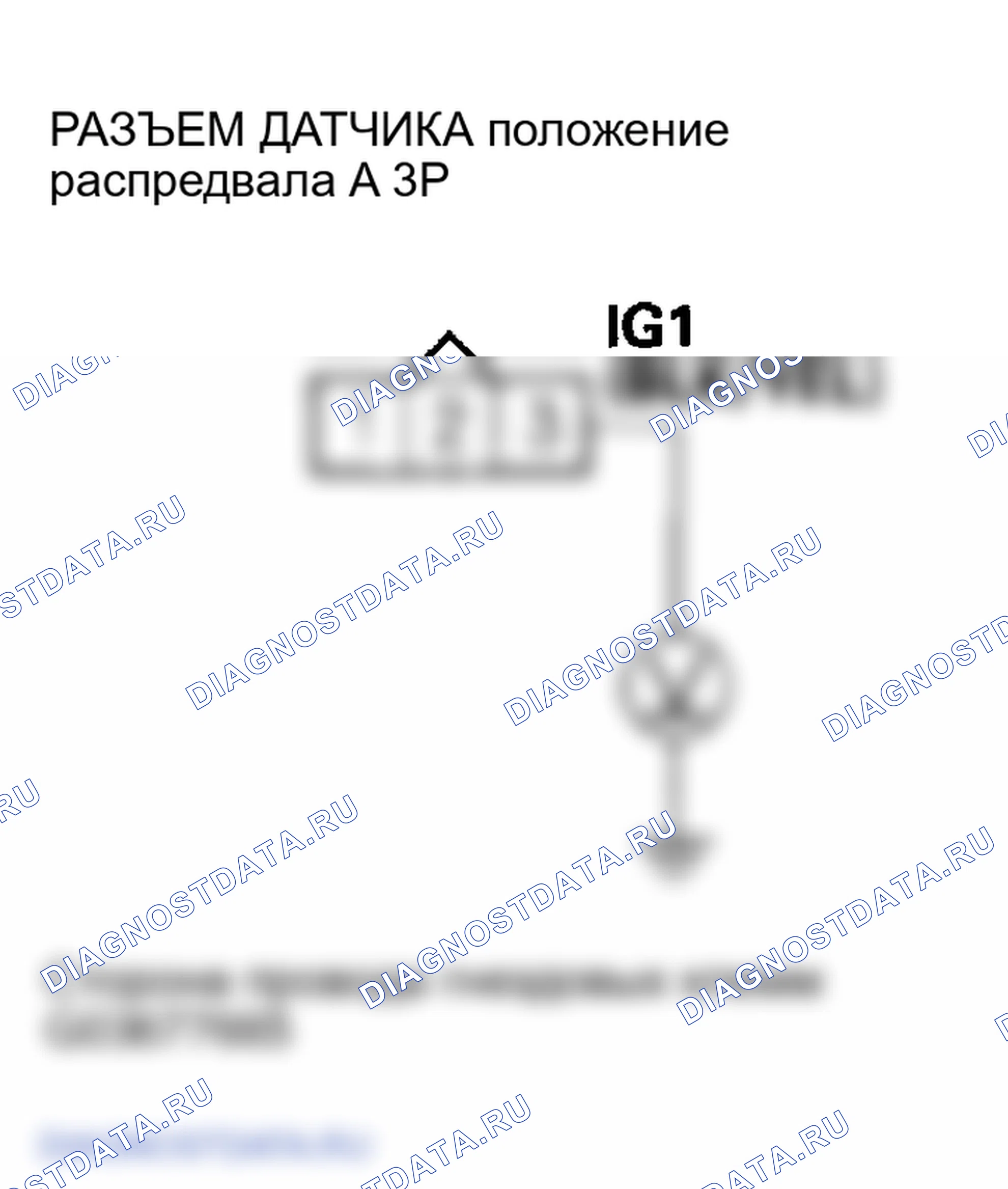 Рис. 185: P0340 расшифровка кода ошибки: датчик положение распредвала A нет сигнала. Honda Element I