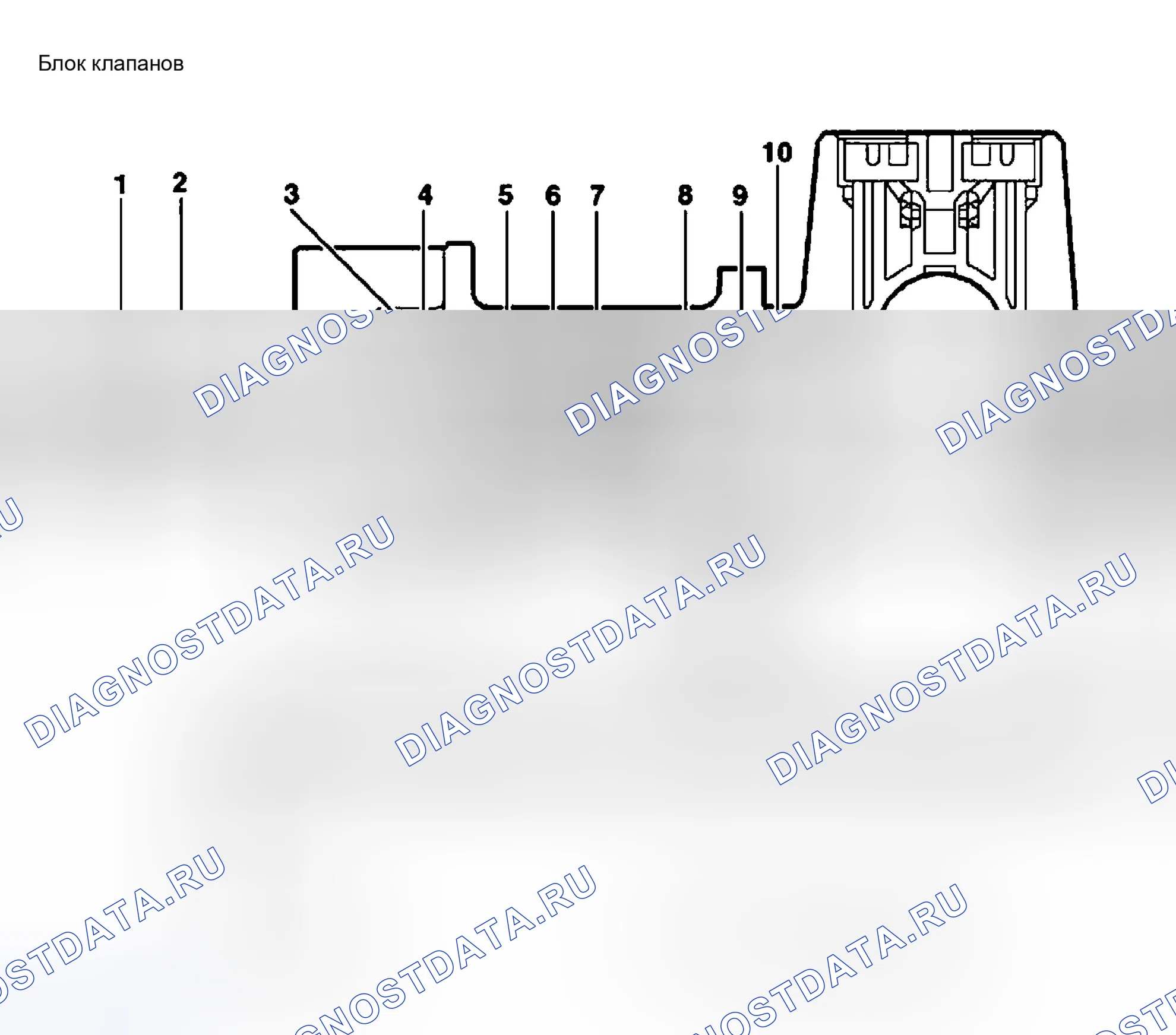 Рис. 12: БЛОК КЛАПАНОВ. Land Rover Freelander L314
