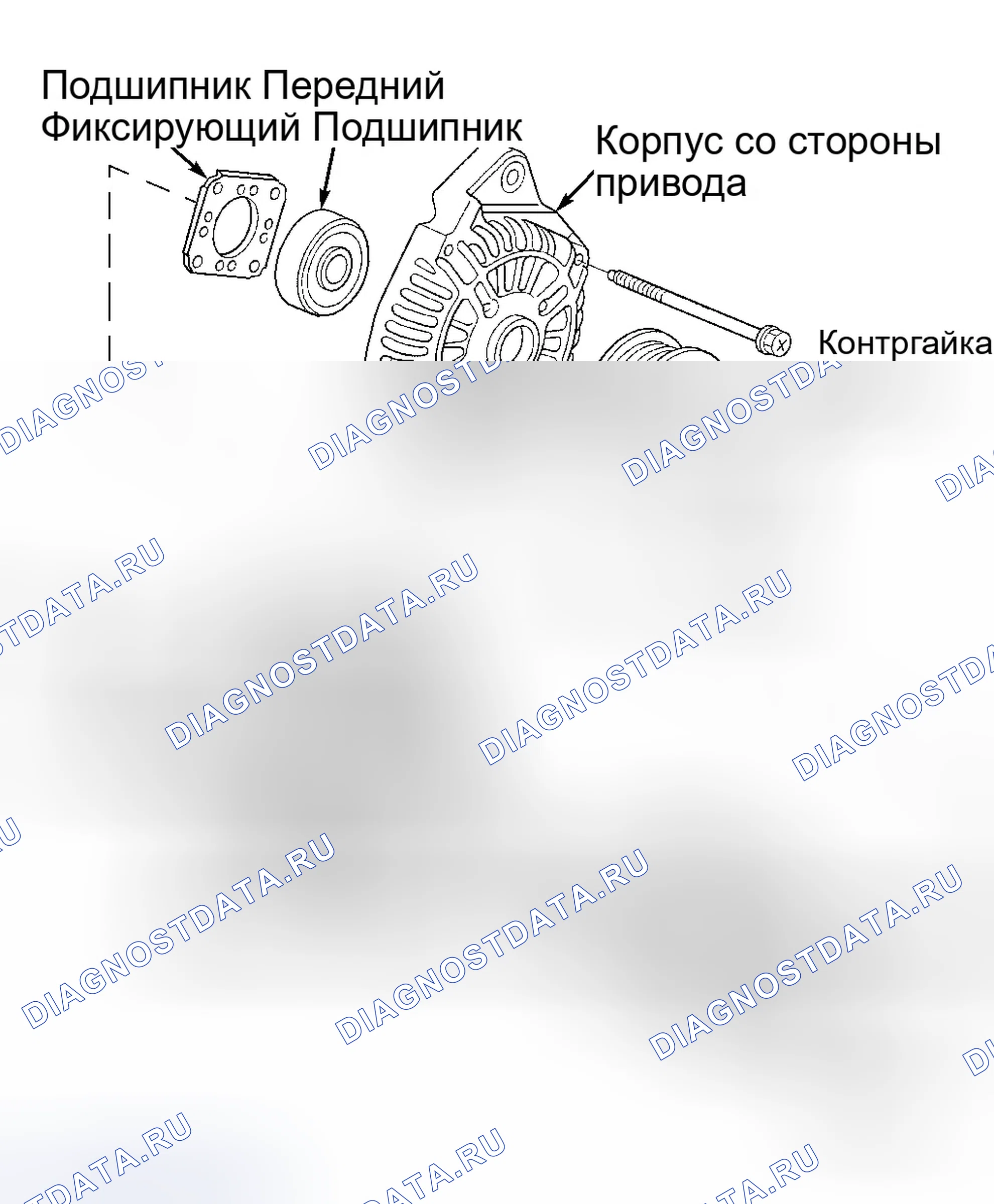 Рис. 24: ГЕНЕРАТОР ПЕРЕМЕННОГО ТОКА. Honda Civic VII