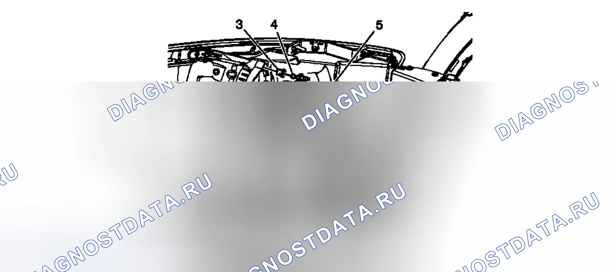Рис. 79: Замена передней противотуманной фары (анклав). Chevrolet Traverse I
