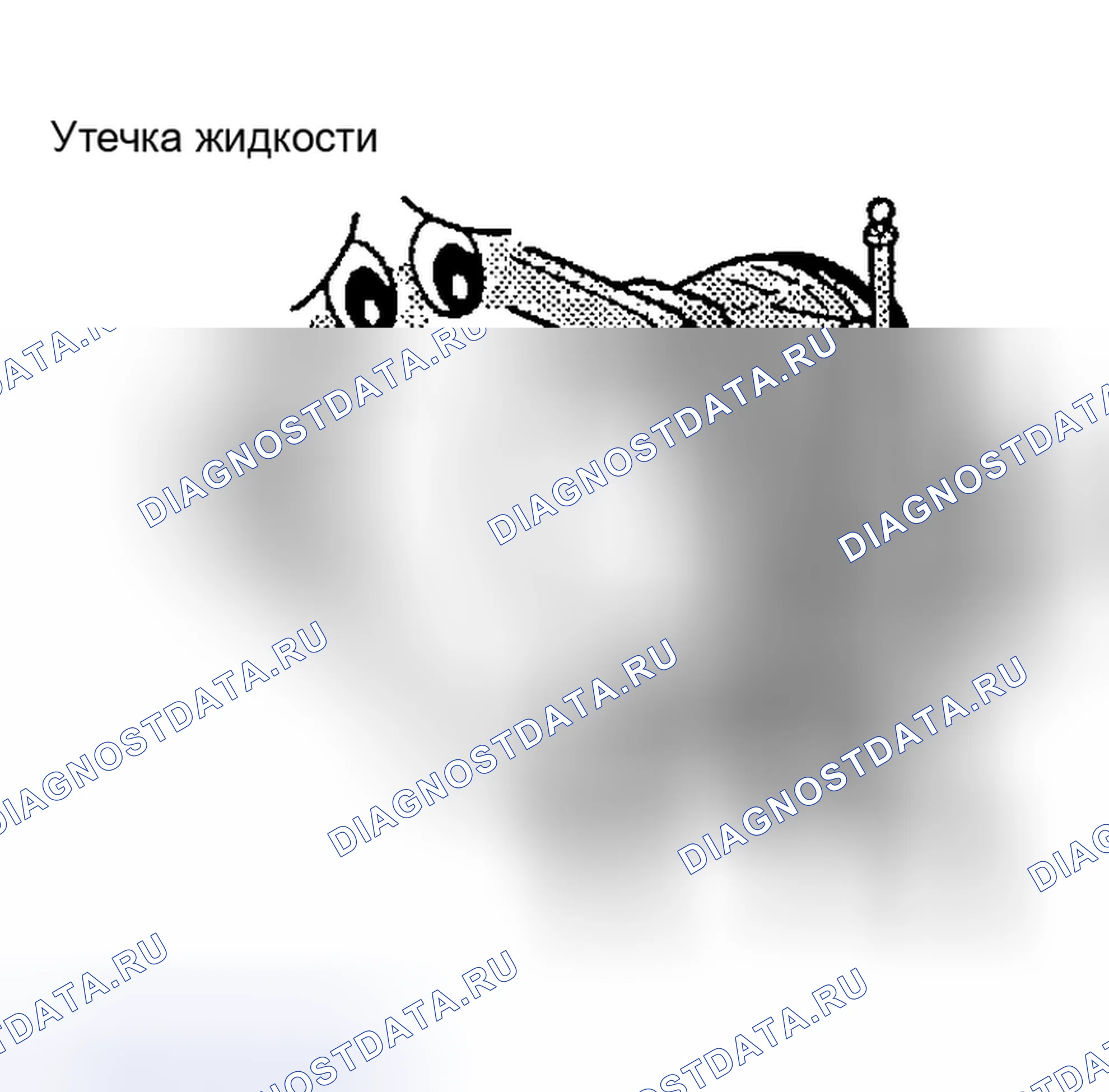 Рис. 301: ПРОВЕРКА УТЕЧКИ ЖИДКОСТИ. Honda Odyssey (North America) I