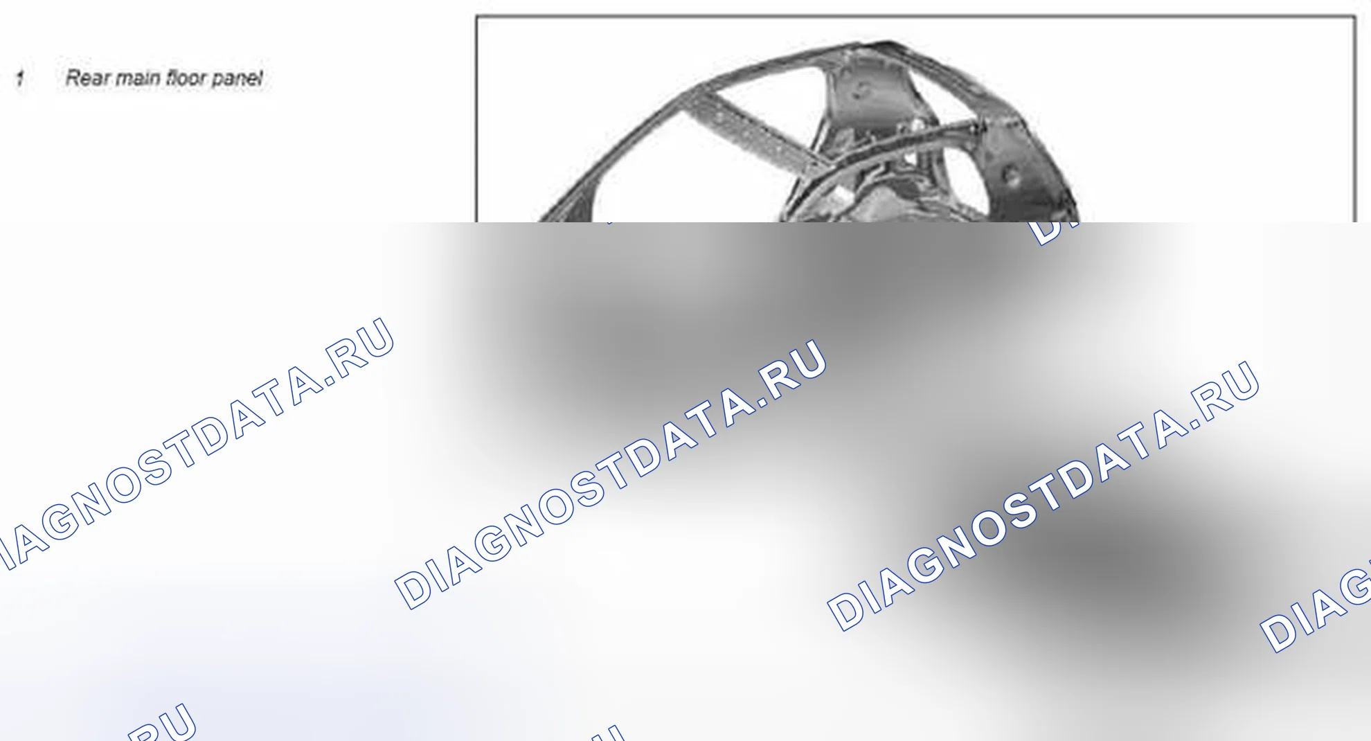 Рис. 203: Частичная замена основной панели пола - AR63.40-P-1180MCD. Kia Soul I