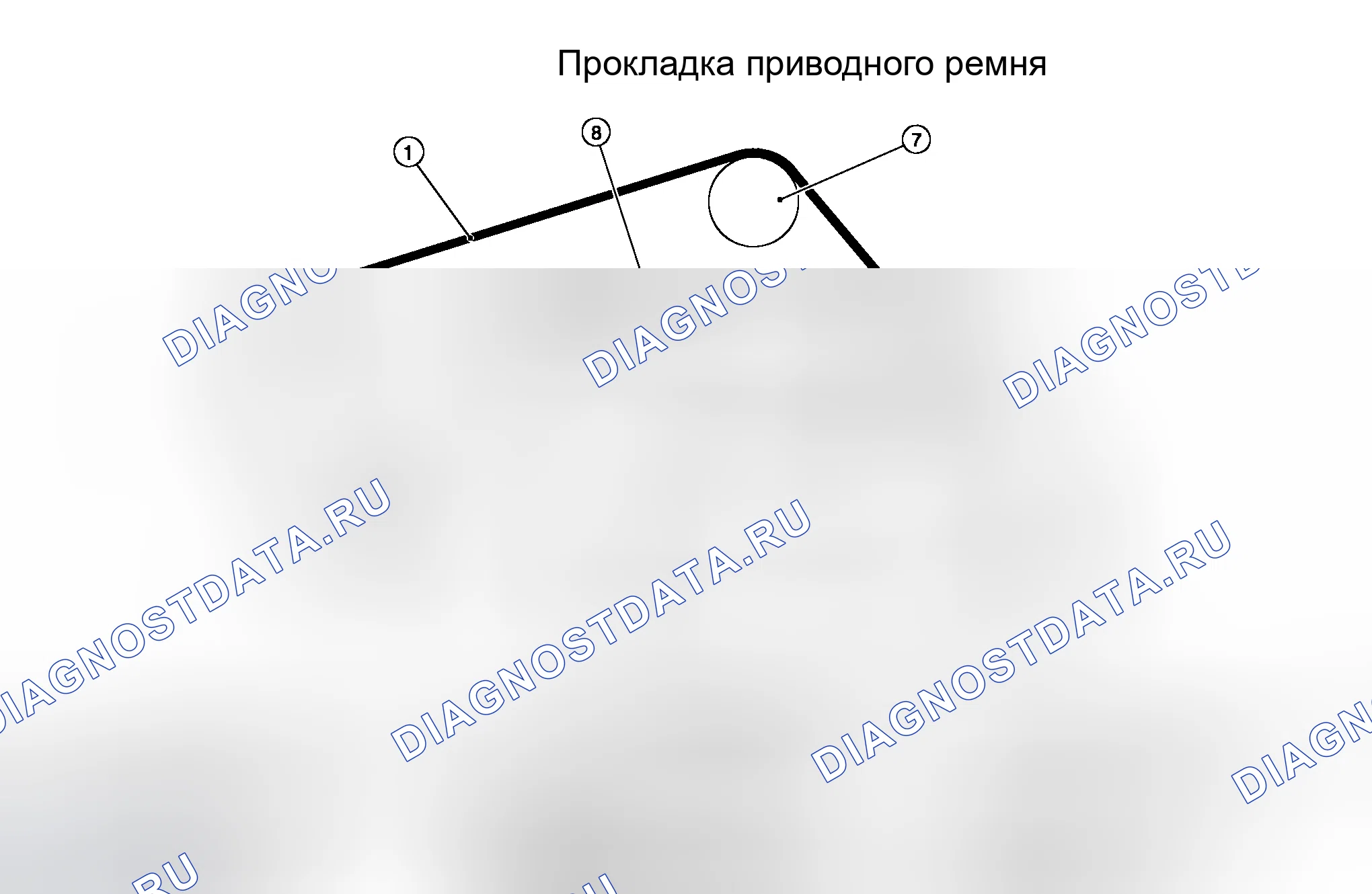 Рис. 20: Проверка приводных ремней. Honda Lagreat I