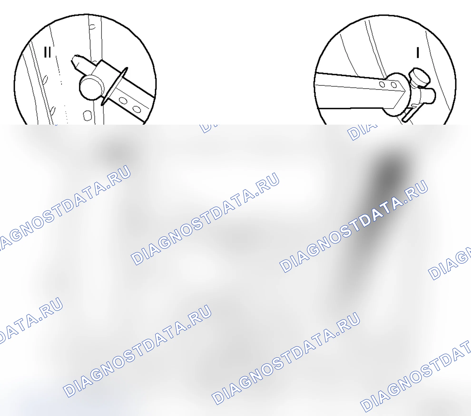 Схема обмера кузова. Opel Zafira B