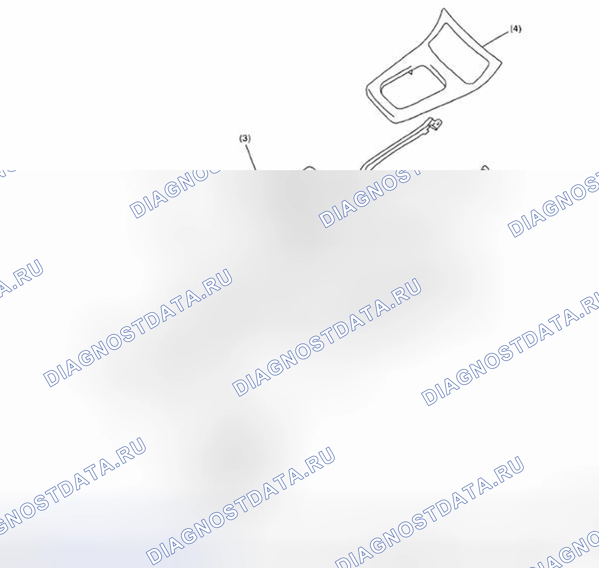 Рис. 30: Разнесенный вид консольной коробки. Subaru Impreza WRX STI GD рестайлинг 2