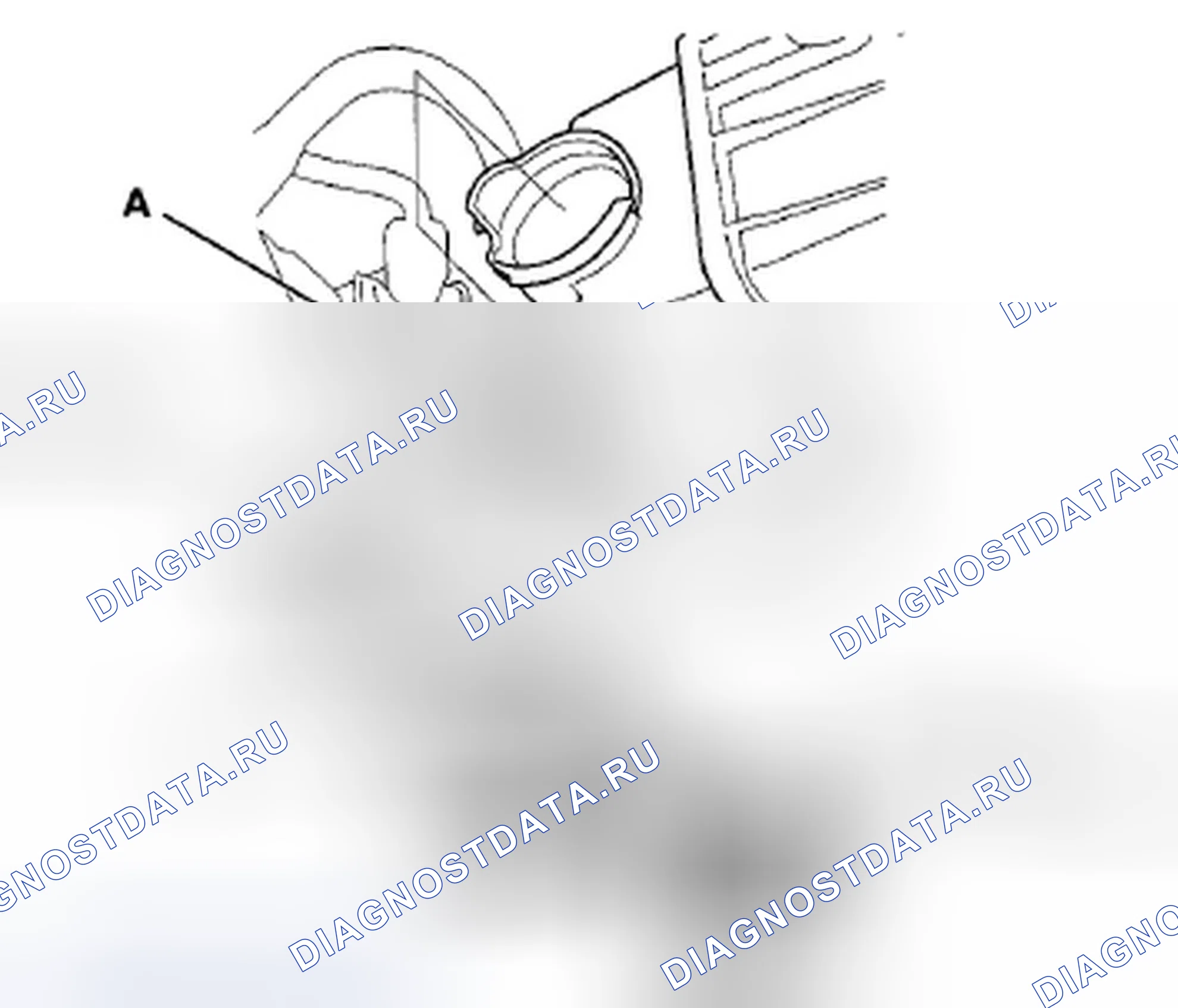 Рис. 1005: Замена запорного клапана вентиляционного отверстия EVAP. Honda Crosstour I