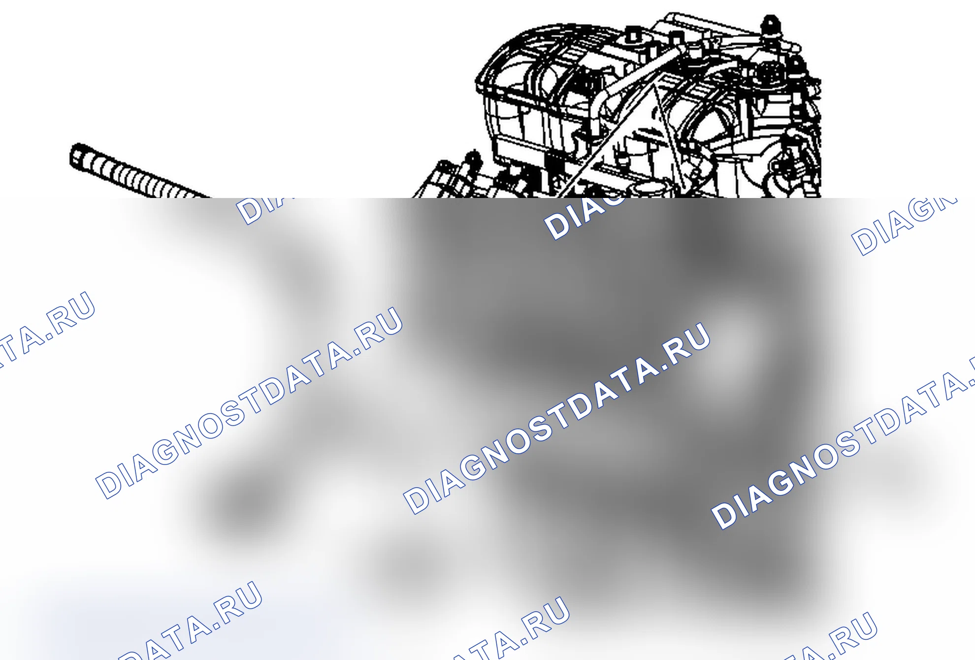 Рис. 24: Замена входного шланга нагревателя (от насоса к двигатель-HP2). Chevrolet Tahoe III