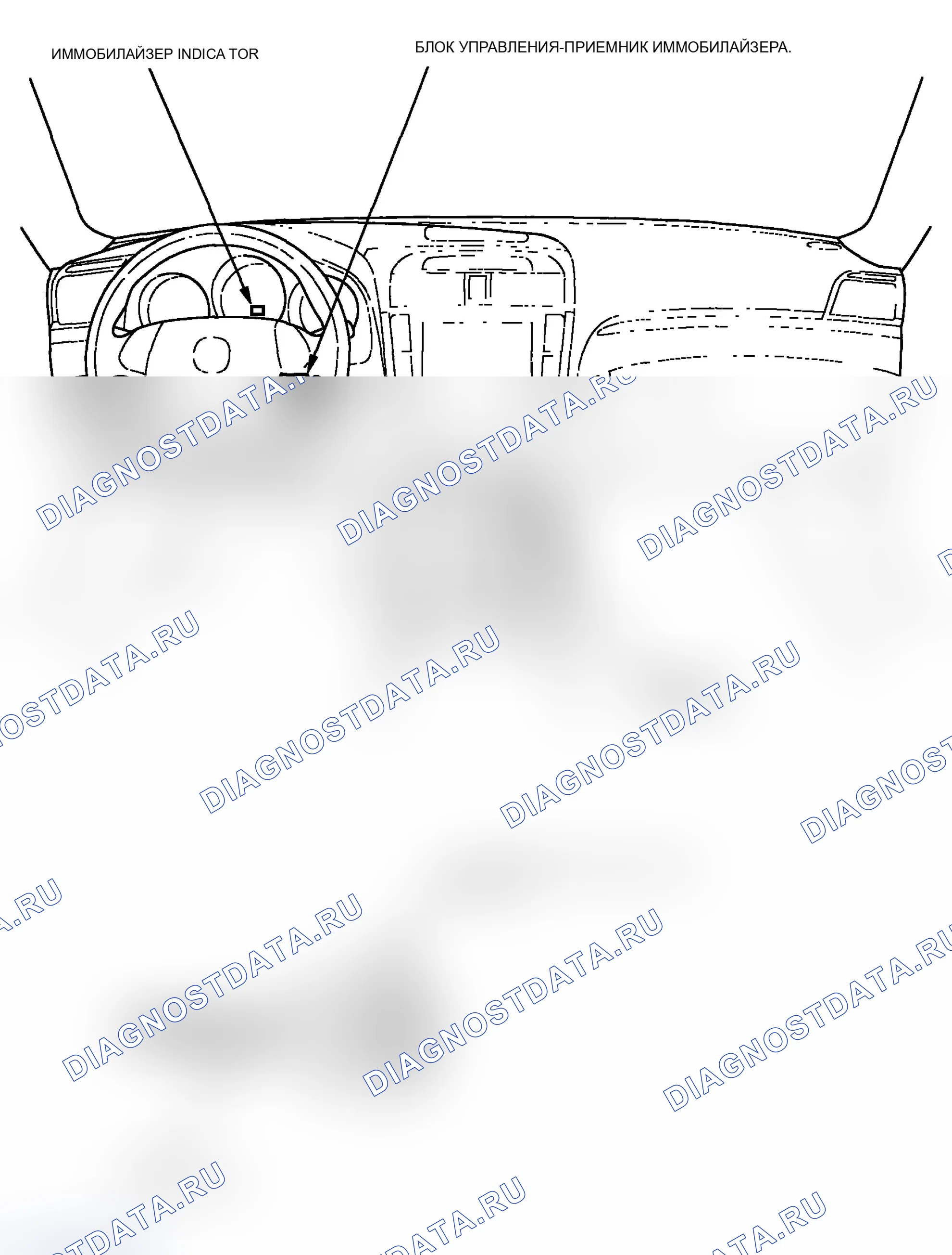 Рис. 45: Указатель расположения компонентов. Acura TL III