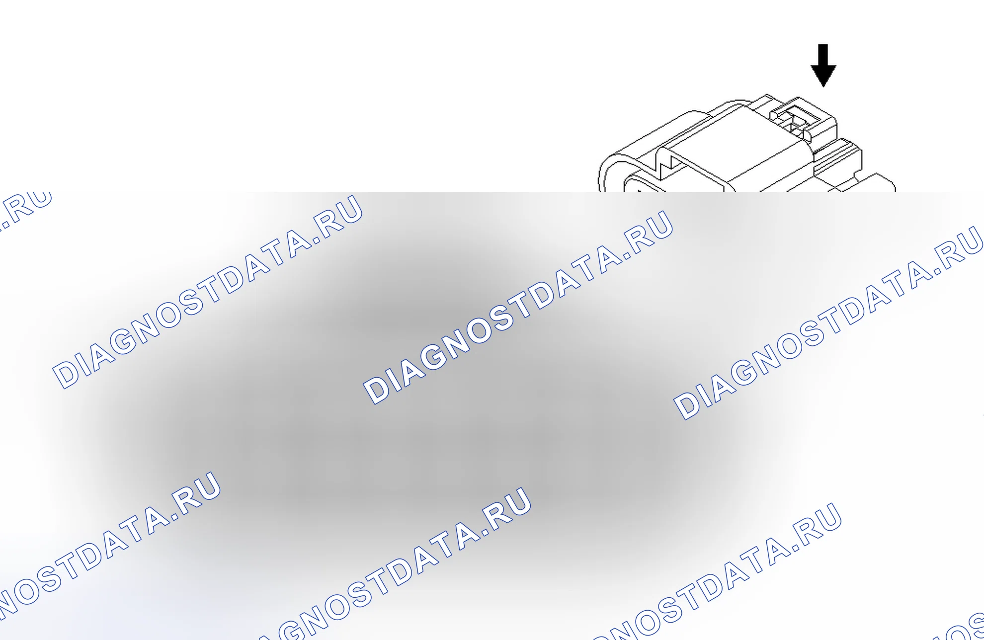 Рис. 297: Вид с торца разъема катушки зажигания T8 (LUW). Chevrolet Cruze I рестайлинг