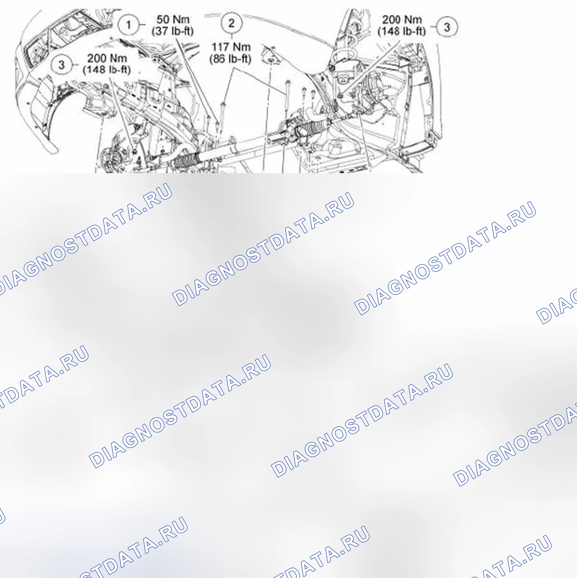 Рис. 25: Специальный инструмент (ы). Ford Flex I