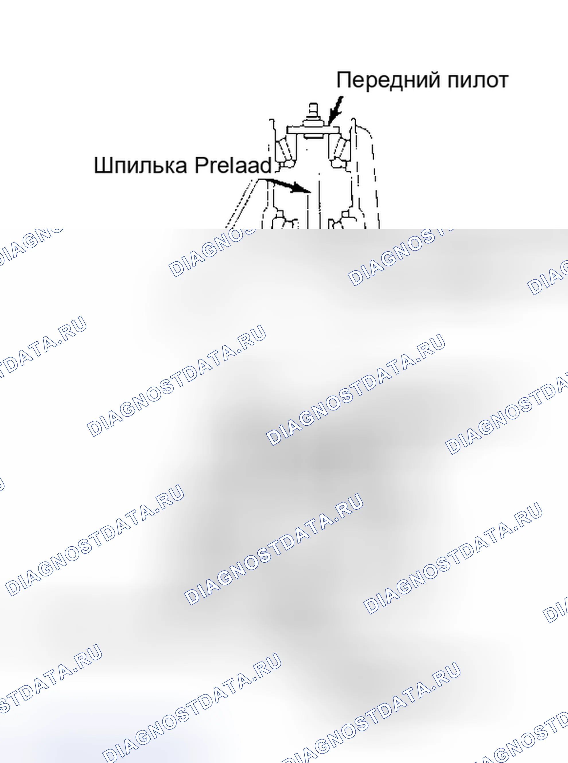 Рис. 1: Повторная сборка, установка и регулировка. Isuzu Rodeo I