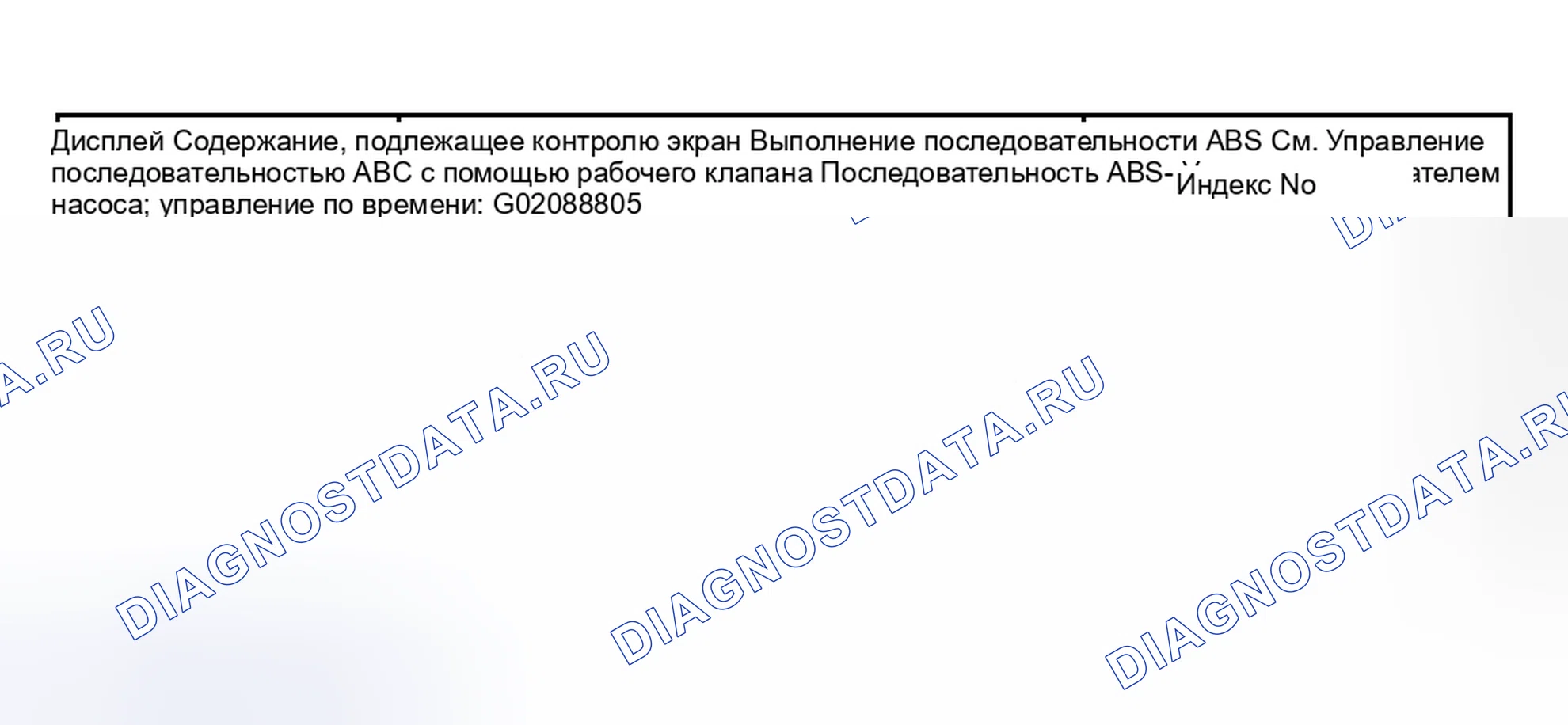 Рис. 369: Схема управления последовательностью ABS. Subaru Outback BH