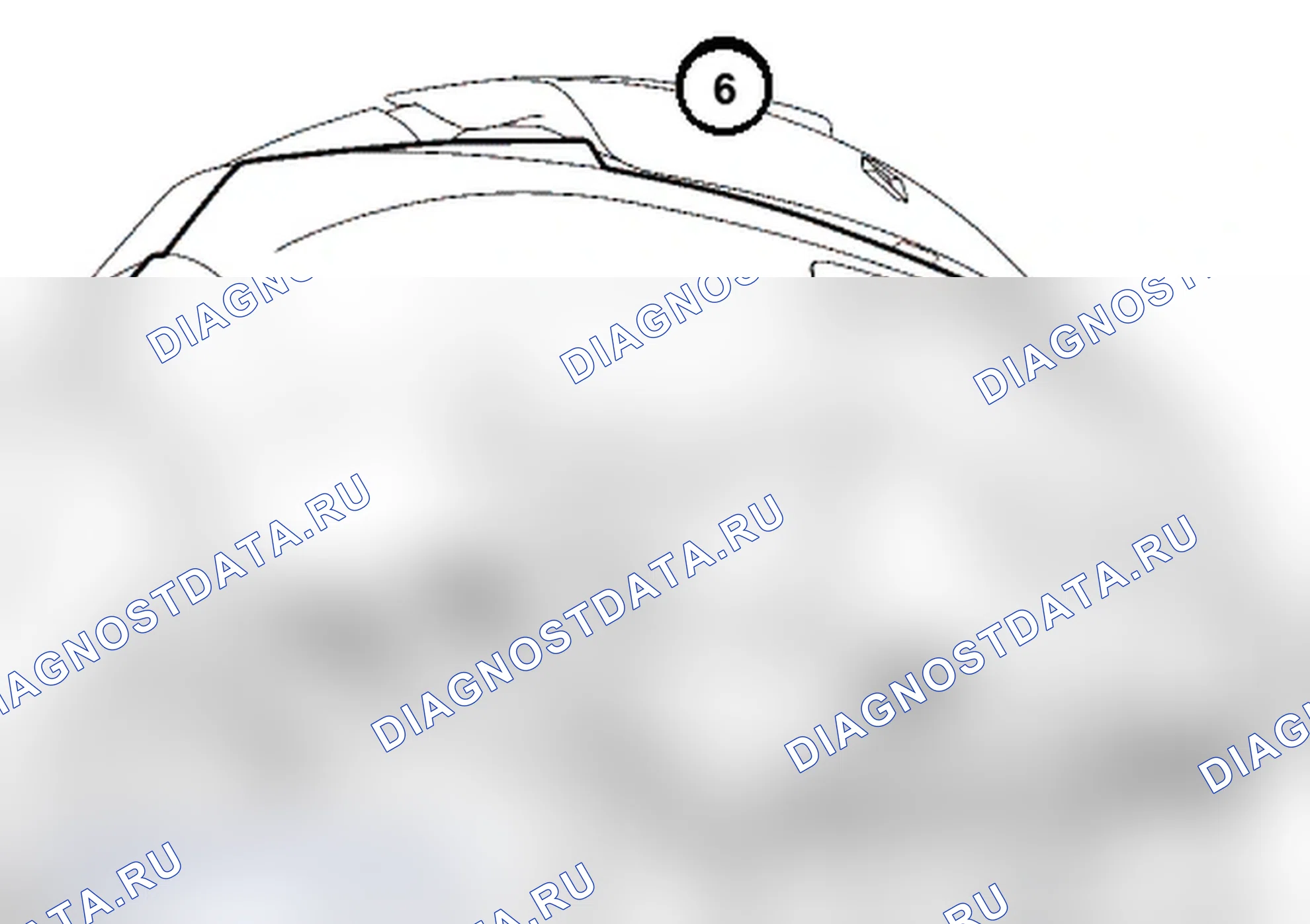 Задний бампер. Renault Megane III