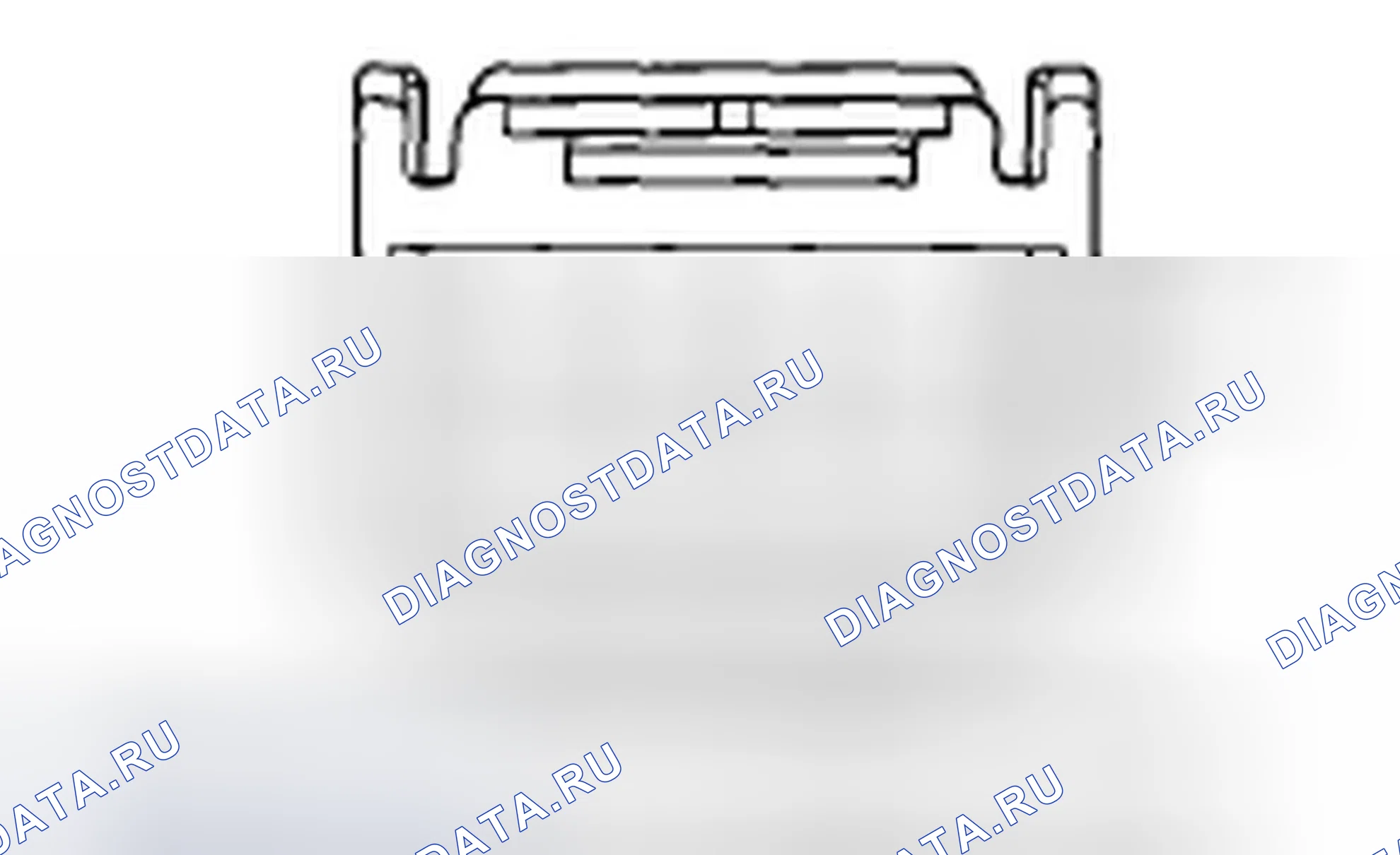 Рис. 50: РАЗЪЕМ B БЛОКА УПРАВЛЕНИЯ USB-АДАПТЕРОМ (5p). Honda Accord VIII