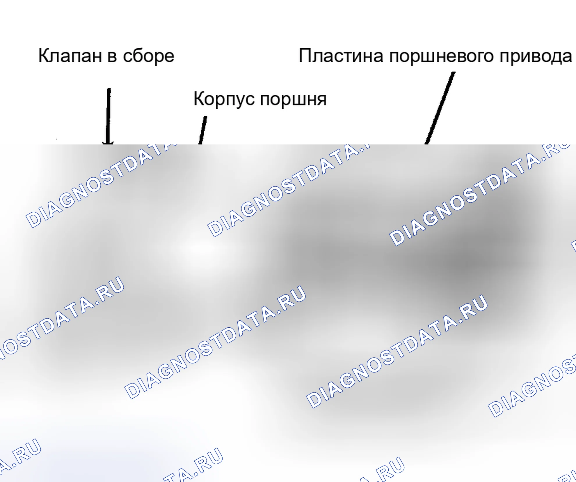 Рис. 1: Пластина привода шайбы и клапан в сборе. Тэнг удерживает пластину в положении блокировки.. Chevrolet Suburban VIII