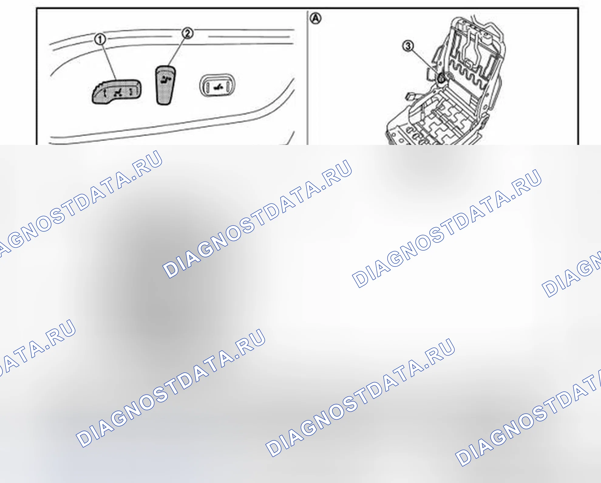 Рис. 77: Расположение компонентов. Infiniti EX35 I