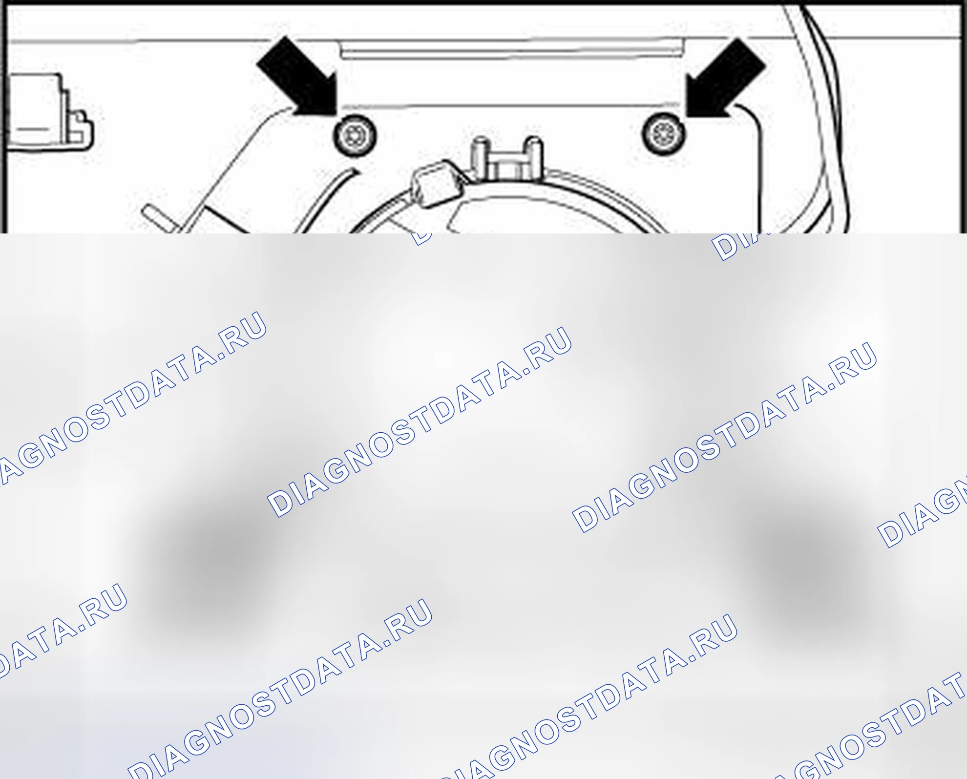 Рис. 102: ЛАМПА ПОДСВЕТКИ ЛЮКОВОГО ПЕРЕКЛЮЧАТЕЛЯ -L65. Volkswagen Touareg I рестайлинг
