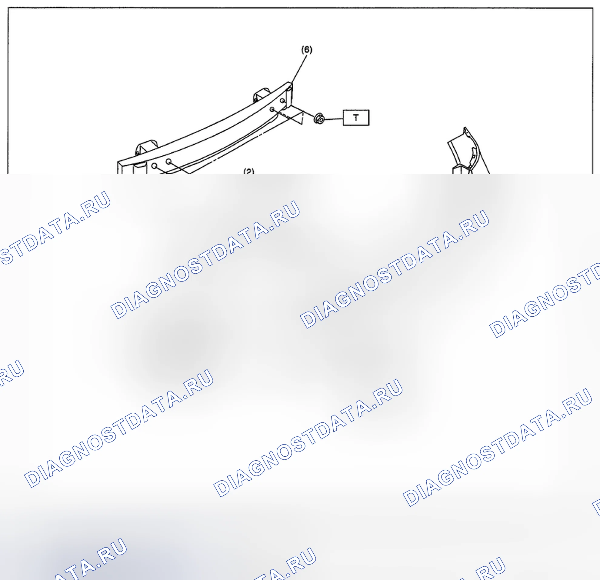 Рис. 21: ЗАДНИЙ БАМПЕР. Subaru Impreza GH