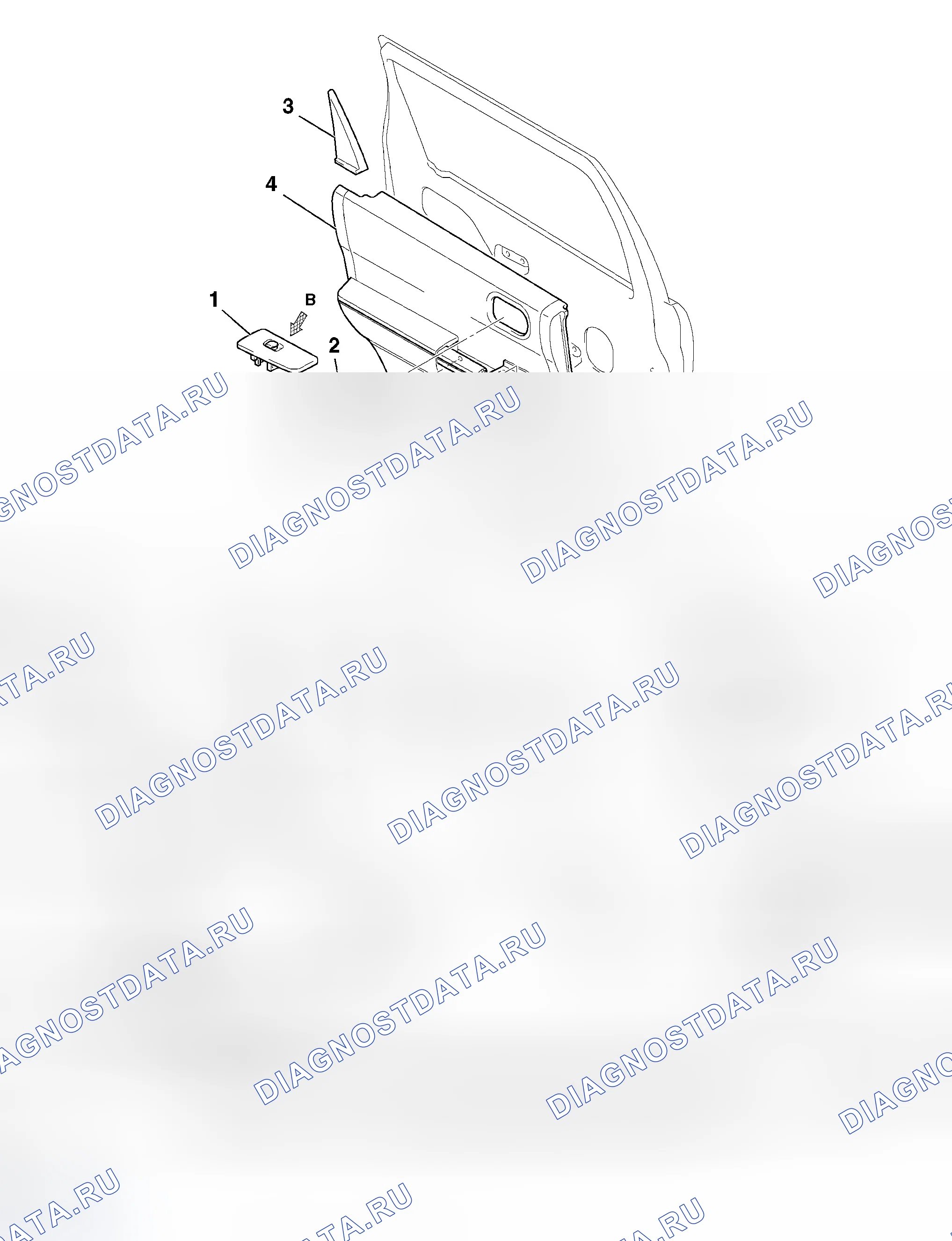 Рис. 26: < ПОДСТРОЙКА ЗАДНЕЙ ДВЕРИ >. Mitsubishi Endeavor I