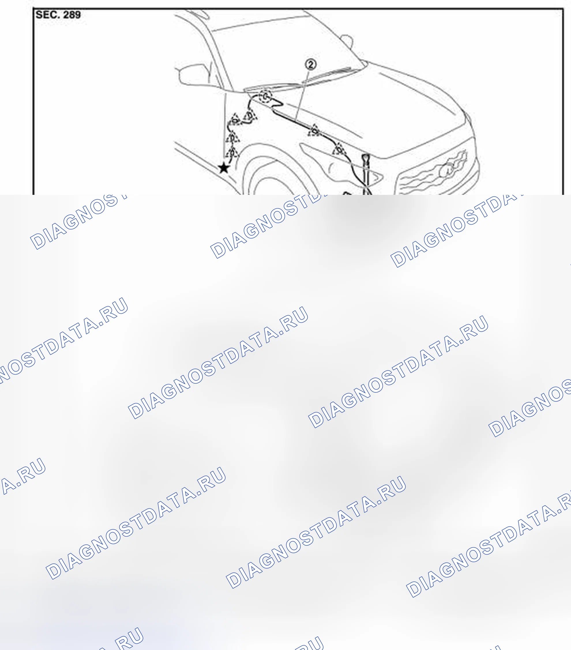 Рис. 38: Компоновка гидравлической системы. Infiniti FX37 II рестайлинг