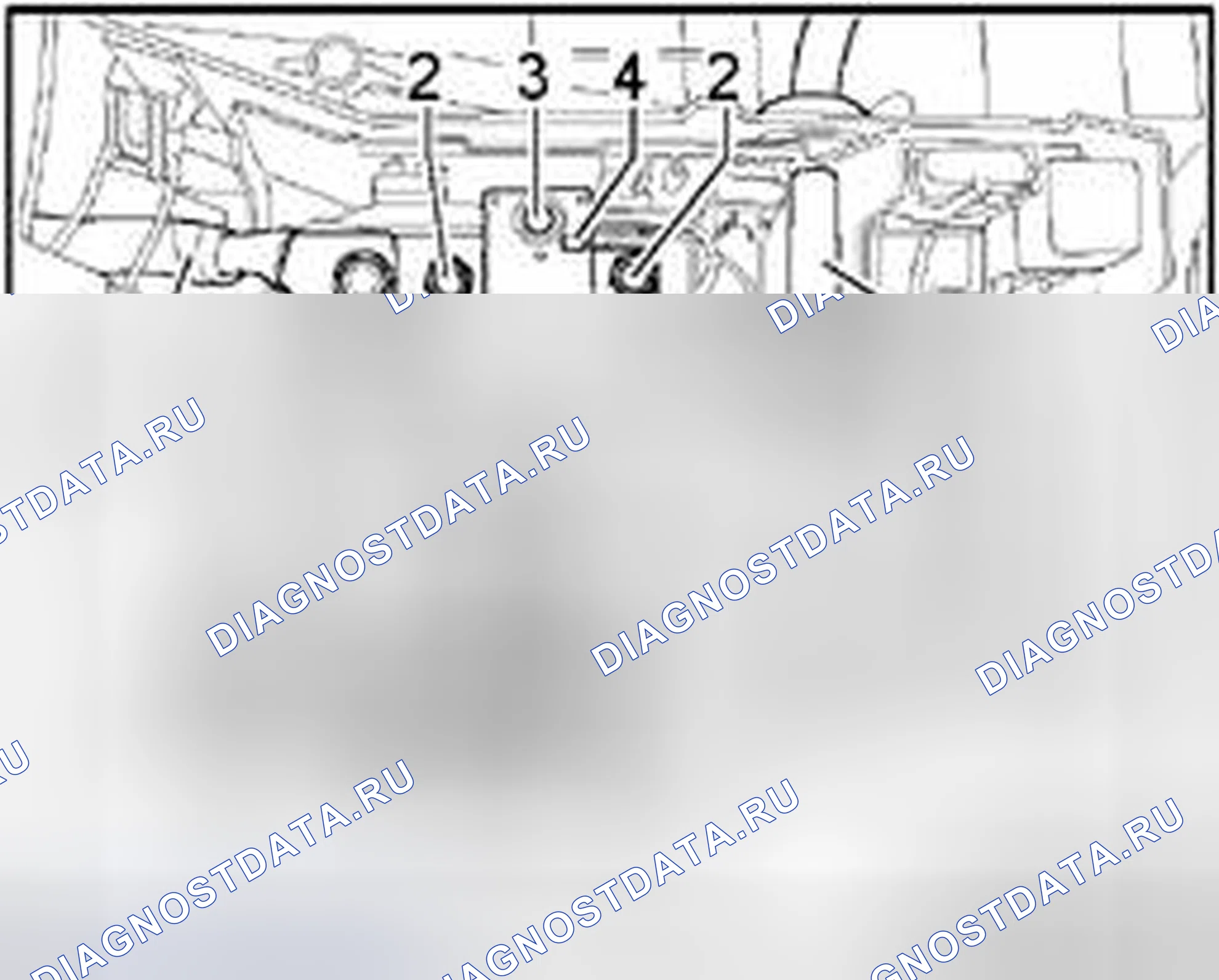 Рис. 1: Главный выключатель аккумулятора E74 - обзор сборки. Volkswagen Touareg I