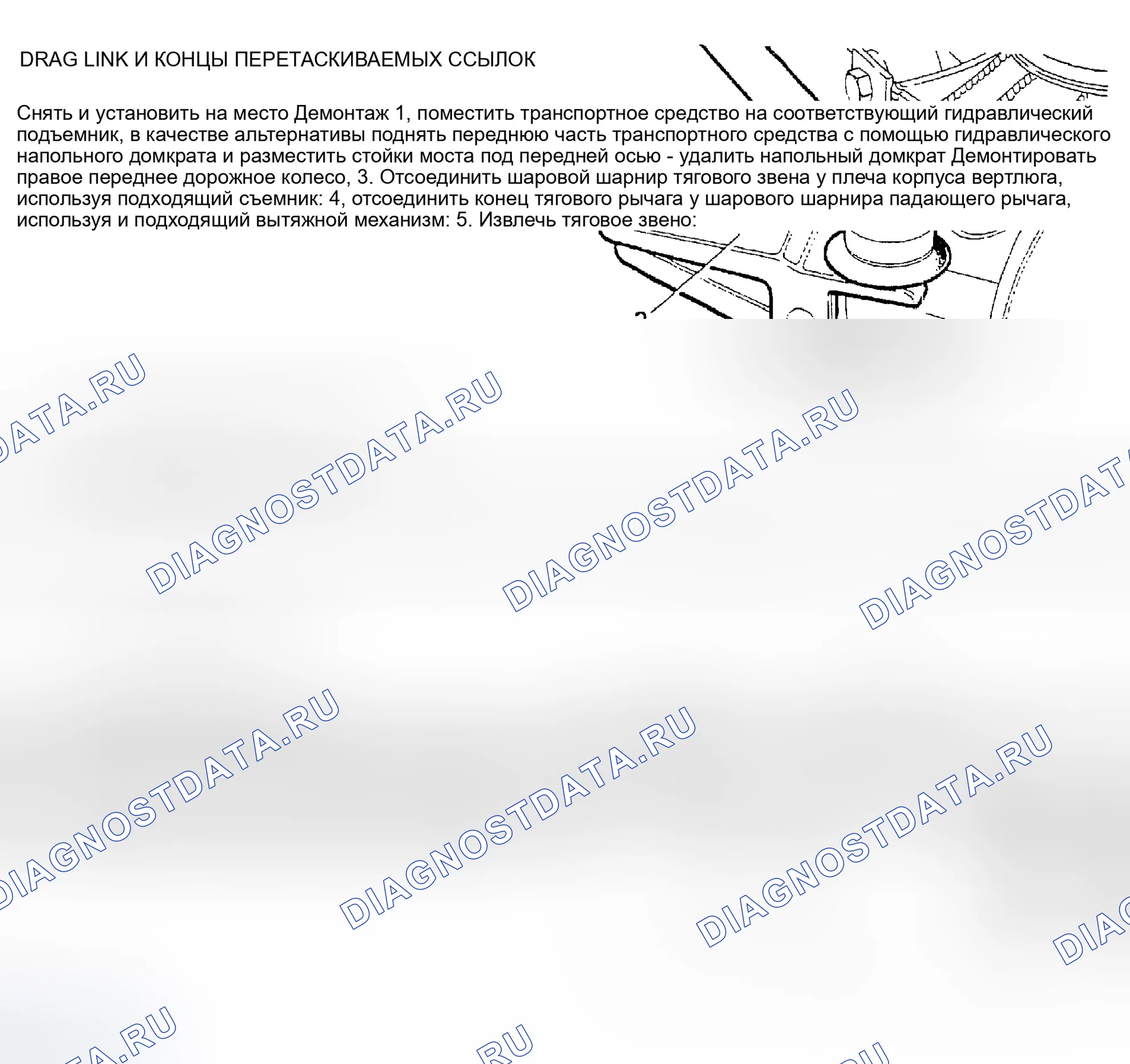 Рис. 10: КОНЦЫ ТЯГ. Land Rover Range Rover I